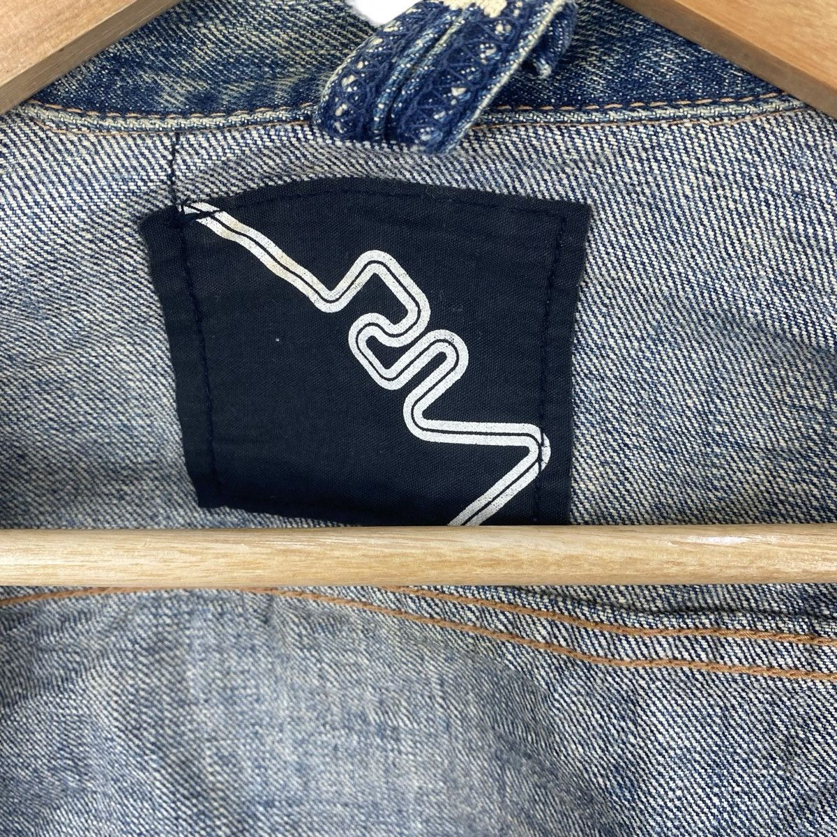 Vintage Vintage JAPANESE DENIM JACKET Cropped Trucker Style Size US XS / EU 42 / 0 - 9 Thumbnail