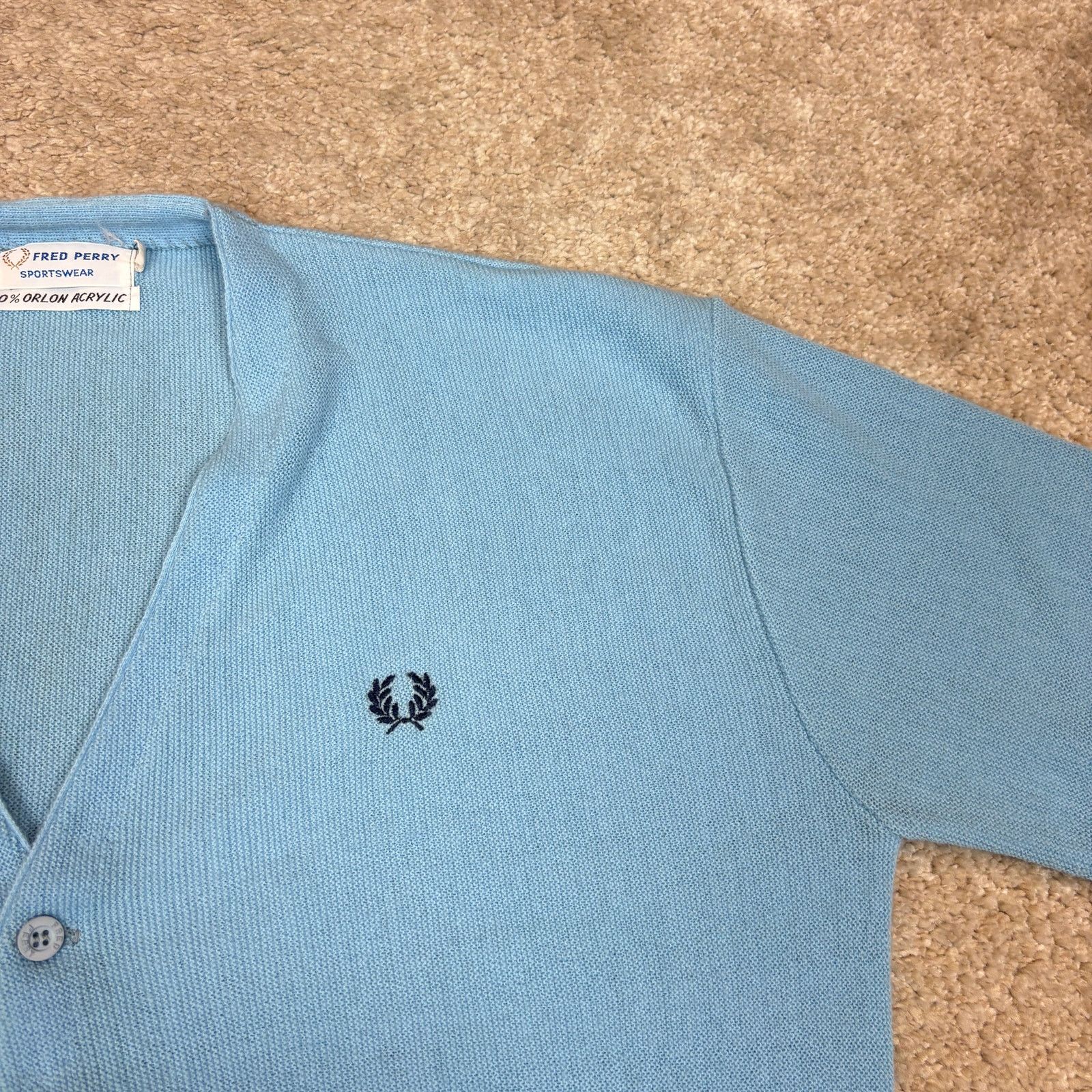 Fred Perry Vintage 60s Fred Perry Cardigan Sweater Men's XL Old Money Size US XL / EU 56 / 4 - 4 Thumbnail