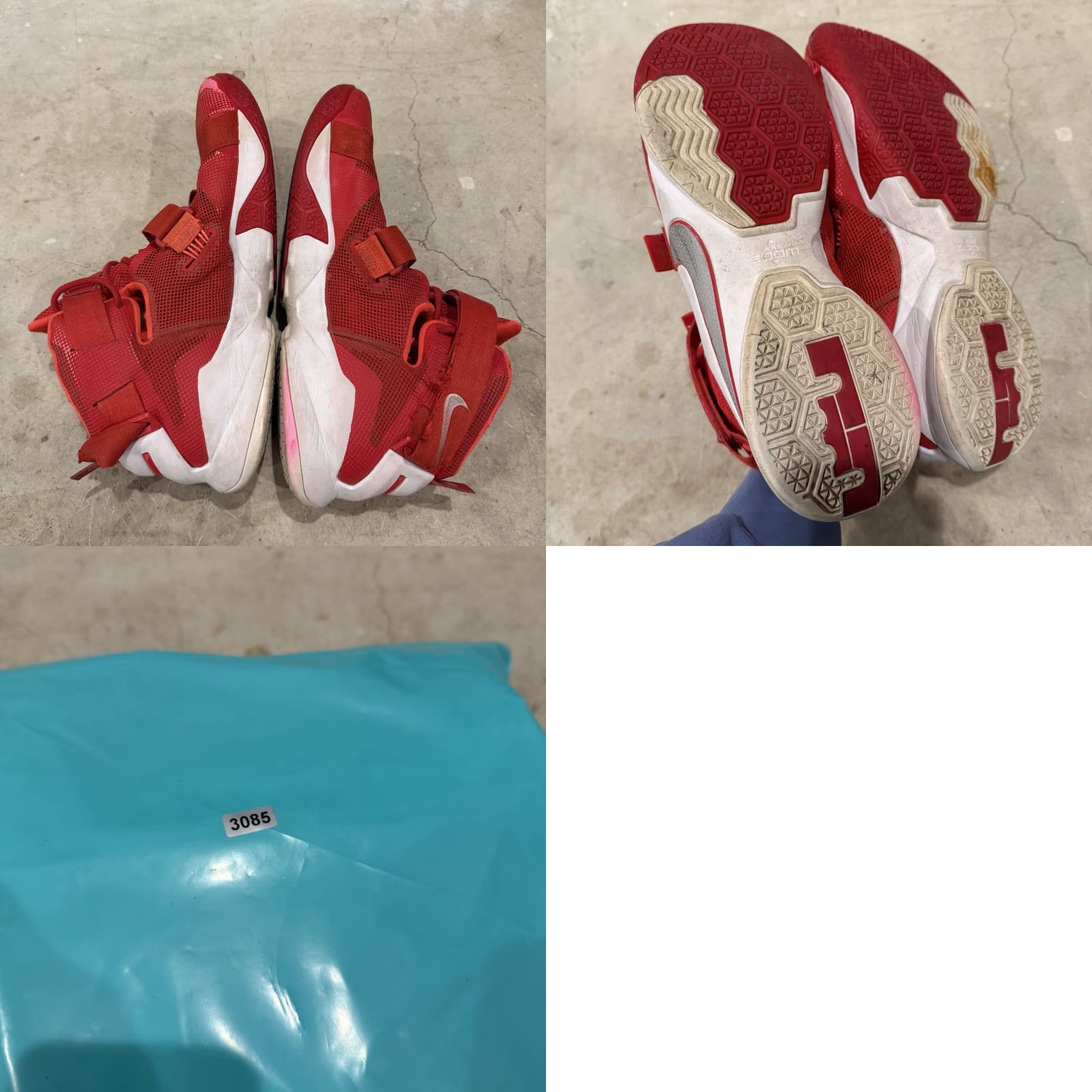 Nike Nike LeBron Soldier IX University Red White Mens Size 14 US Sneaker Basketball Casual Shoes Size ONE SIZE - 8 Thumbnail