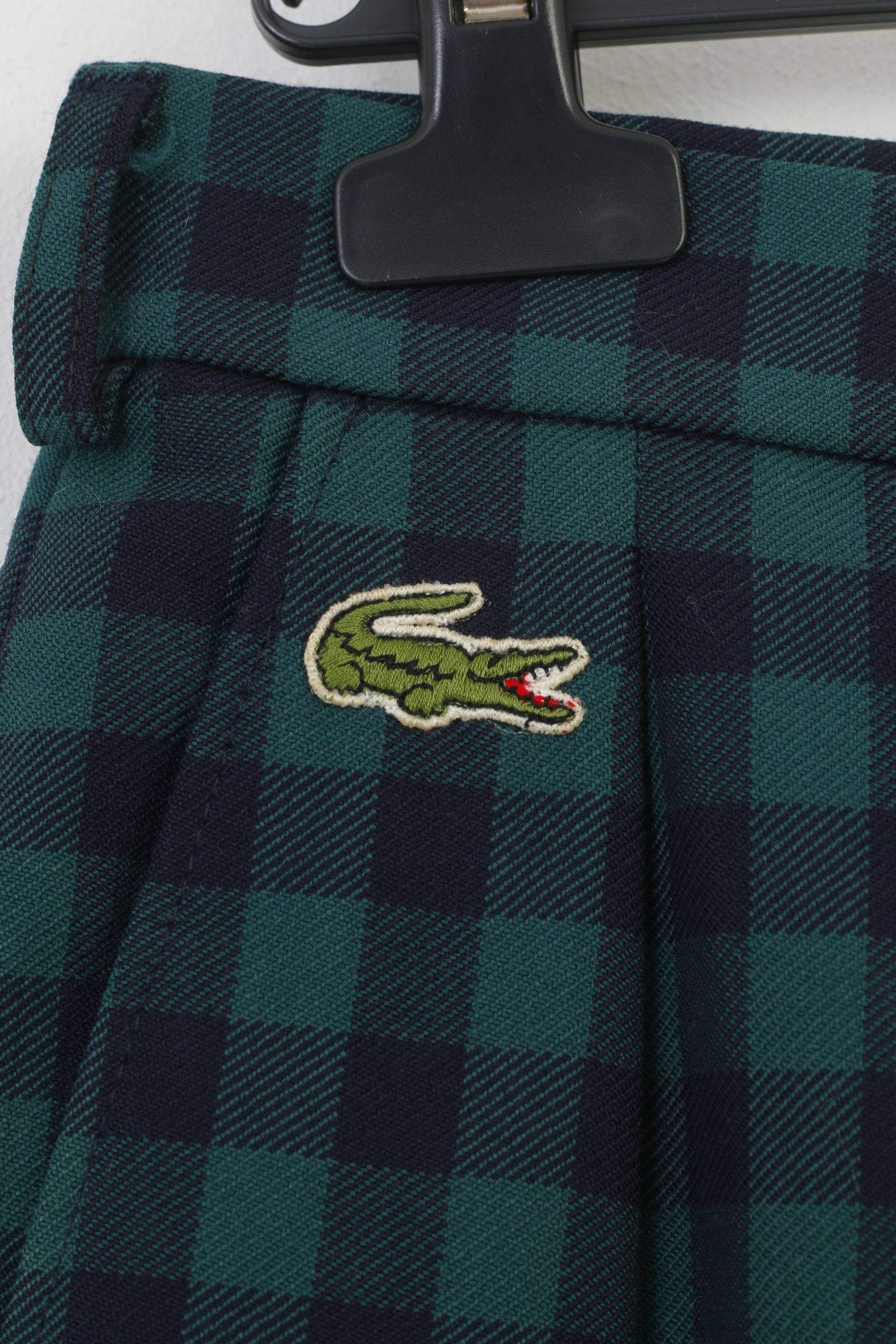 Lacoste Chemise Lacoste Men 42 Trousers Checkered Green Elegant 4121 Size US 42 / EU 58 - 5 Thumbnail
