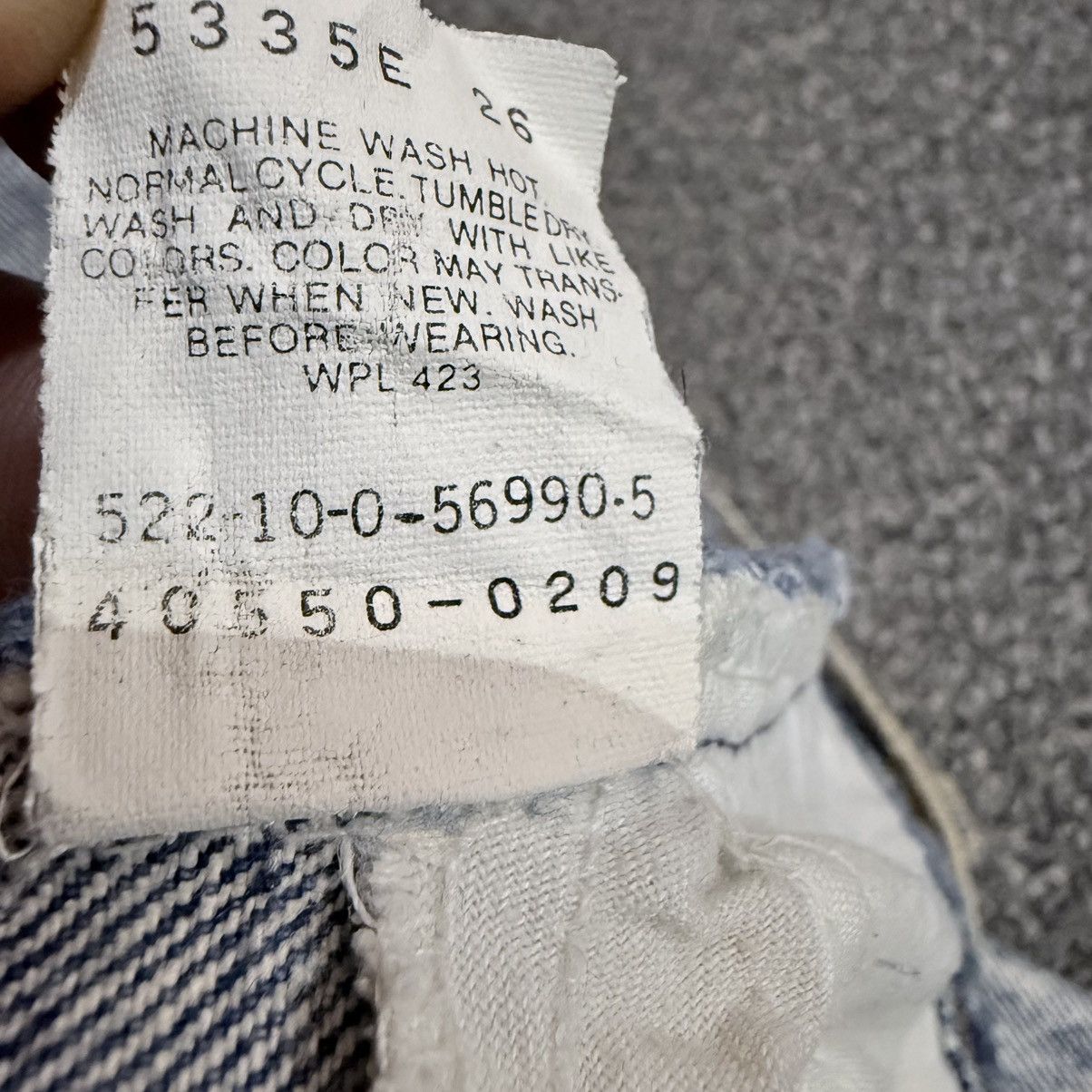 Levi's Vintage Clothing Vintage Thrash 90s Levis 505 IRREGULAR Acid Wash Rare Denim Size US 34 / EU 50 - 20 Thumbnail