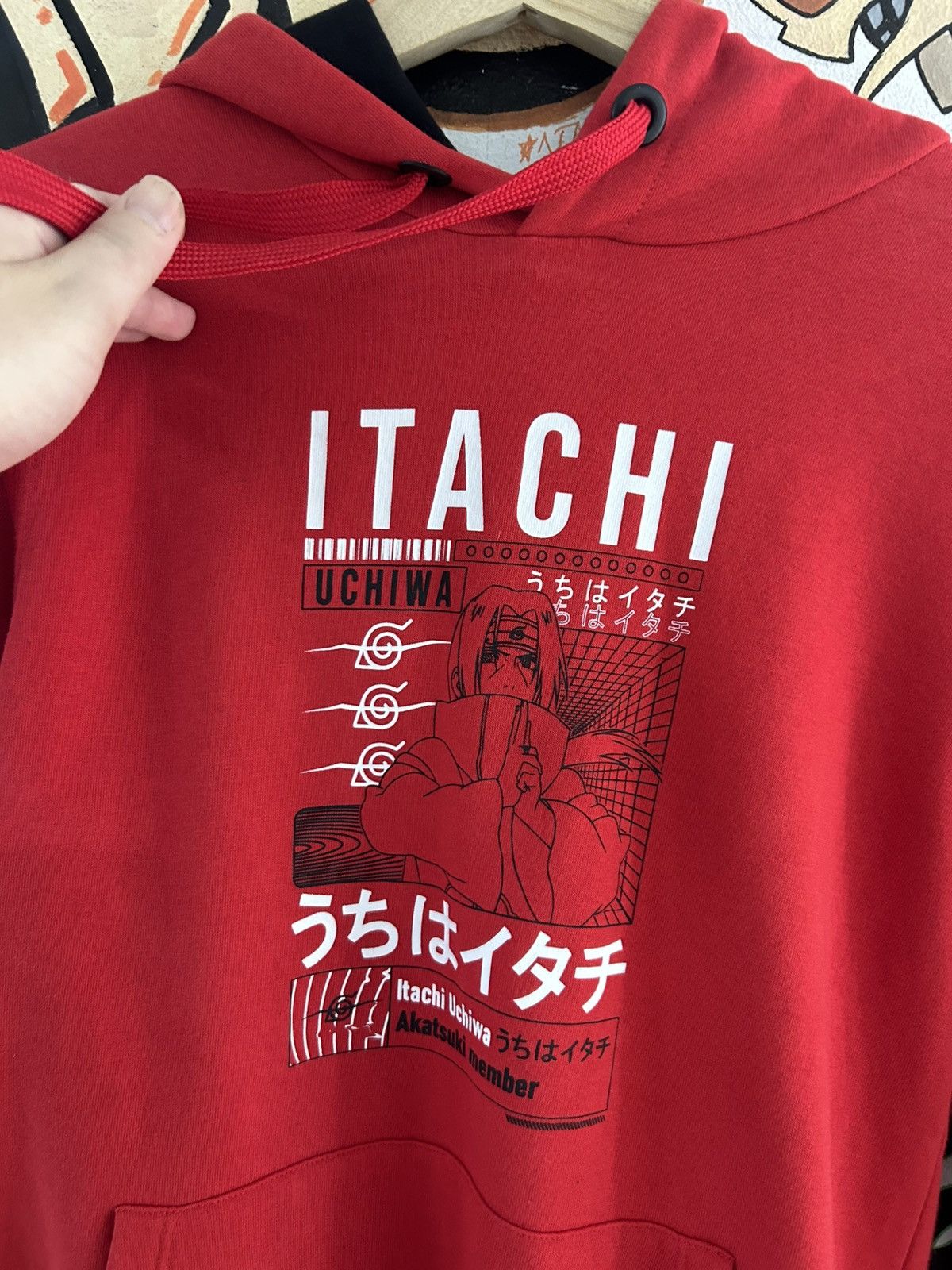 Anime 2002 Itachi Naruto Hoodie Size US S / EU 44-46 / 1 - 2 Thumbnail