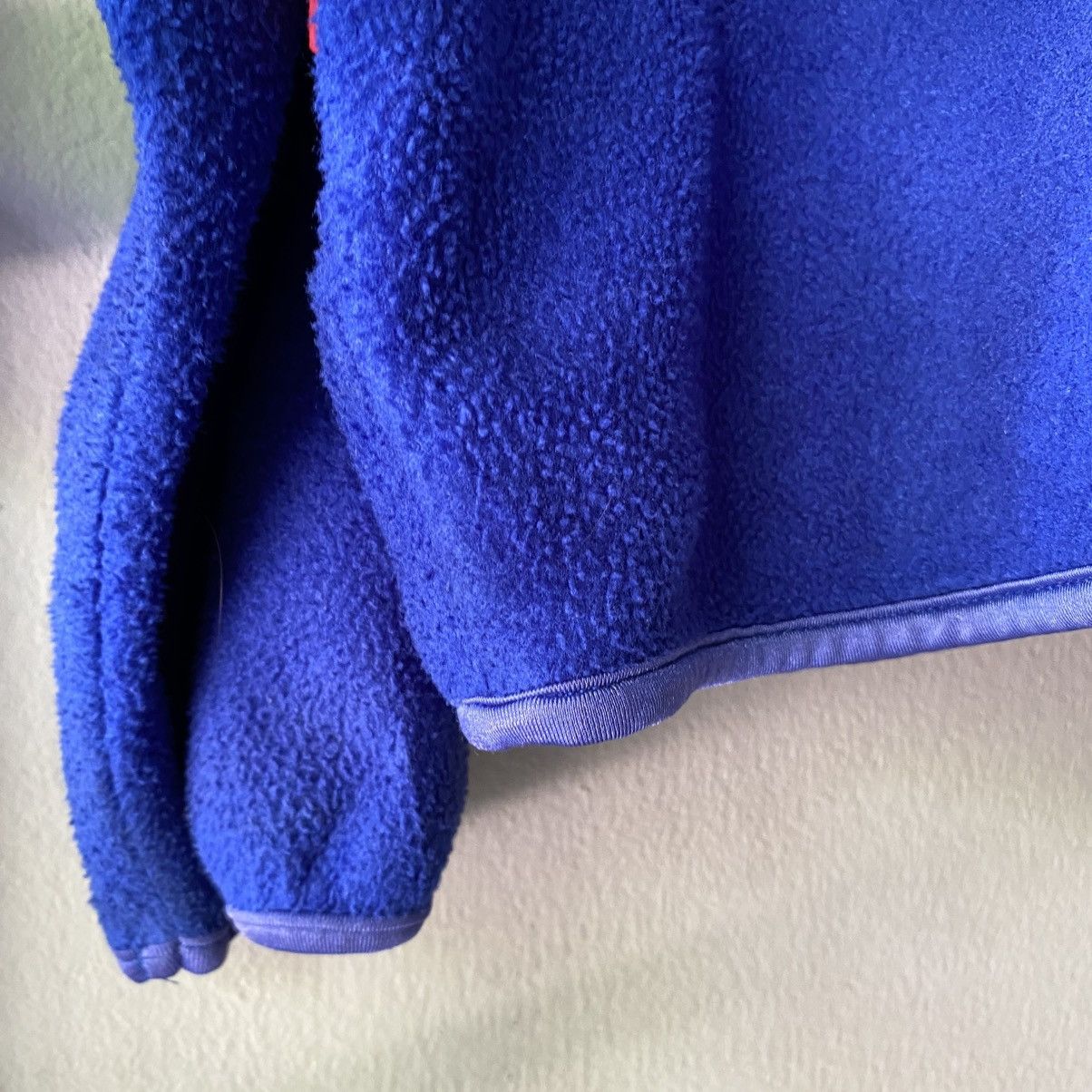 Designer × Woolrich Woolen Mills Woolrich Blue Fleece Jacket with Red Trim Size US L / EU 52-54 / 3 - 13 Thumbnail
