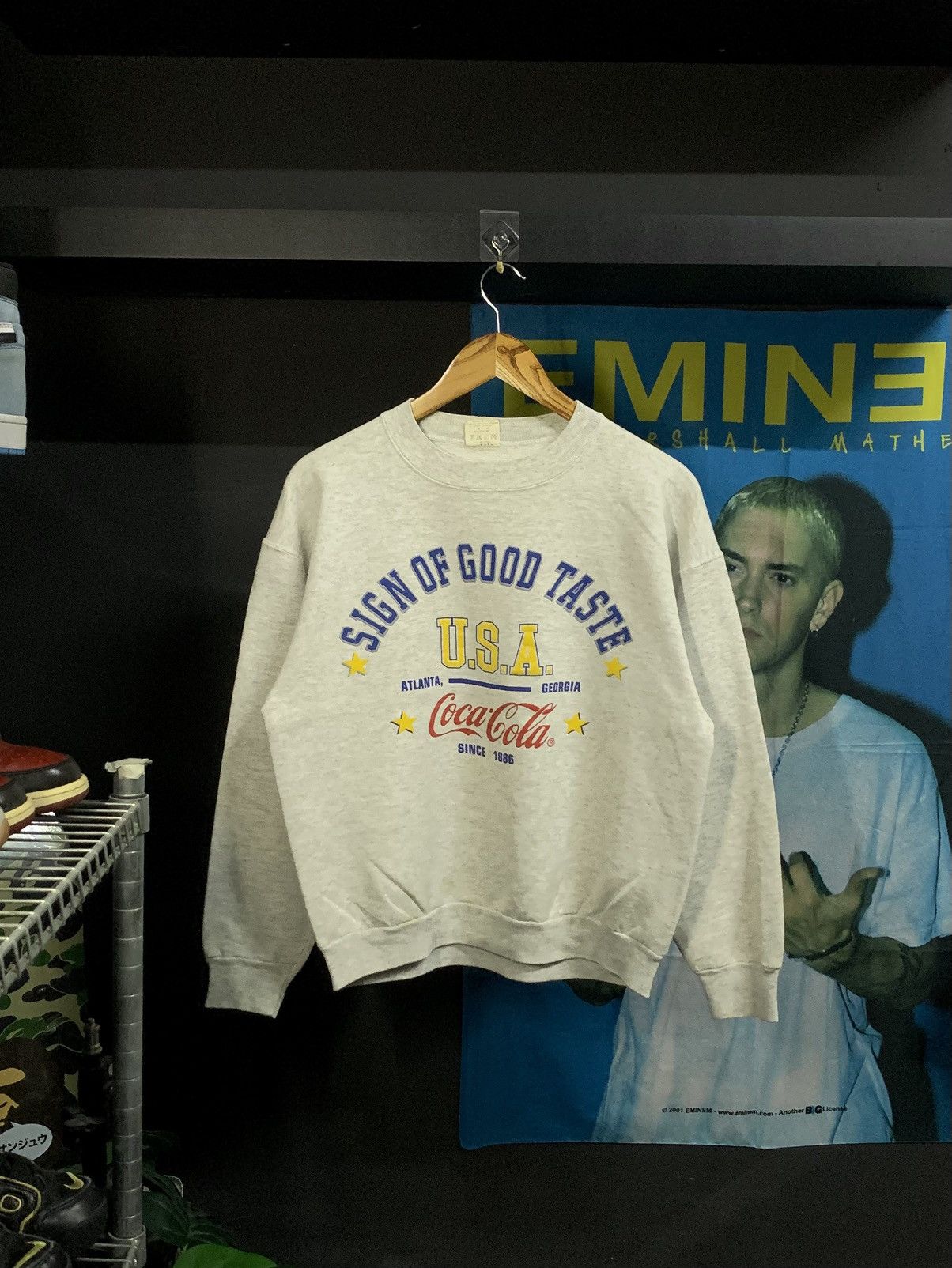 Coca Cola VINTAGE COCA COLA SWEATSHIRT Size US M / EU 48-50 / 2 - 1 Thumbnail