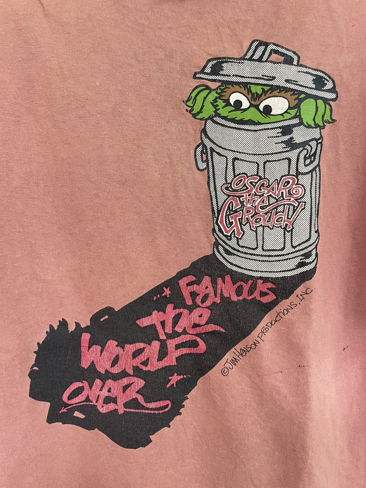 Cartoon Network Vintage 90s Sesame Street sun faded t shirt Size US L / EU 52-54 / 3 - 5 Thumbnail