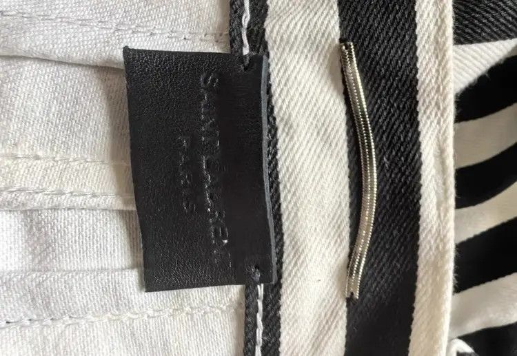 Saint Laurent Paris Saint Laurent Paris Saint Laurent Paris 13AW Runway Stripe Size US 33 - 6 Thumbnail
