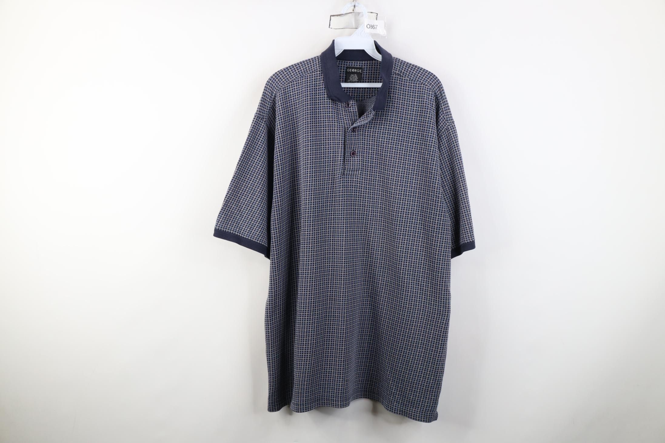 Vintage Vintage 90s Streetwear Knit Collared Golf Polo Shirt Size US XL / EU 56 / 4 - 1 Thumbnail