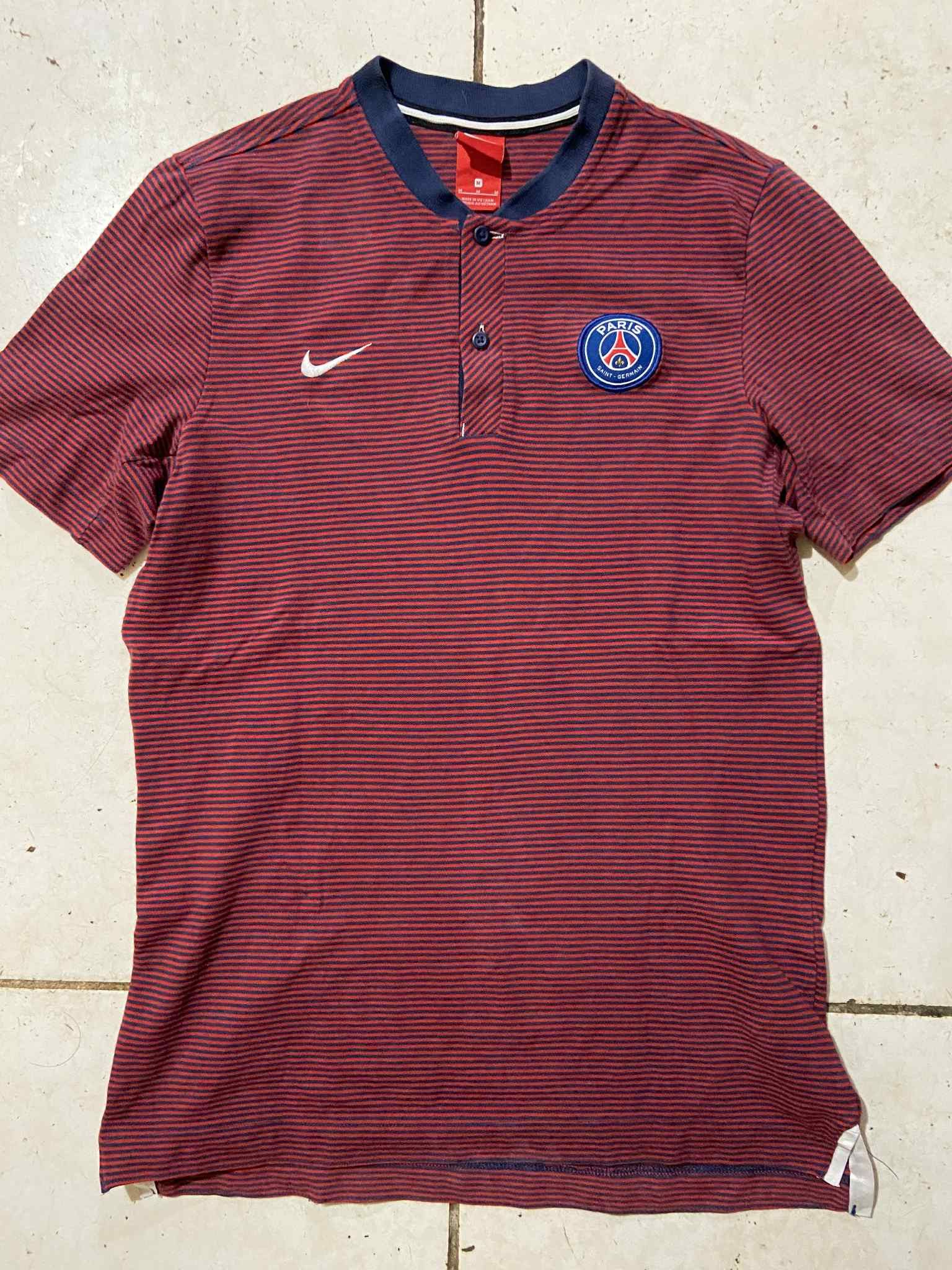 Nike Paris Saint-Germain Football Shirt Polo Training 2017/2018 Size US M / EU 48-50 / 2 - 1 Thumbnail