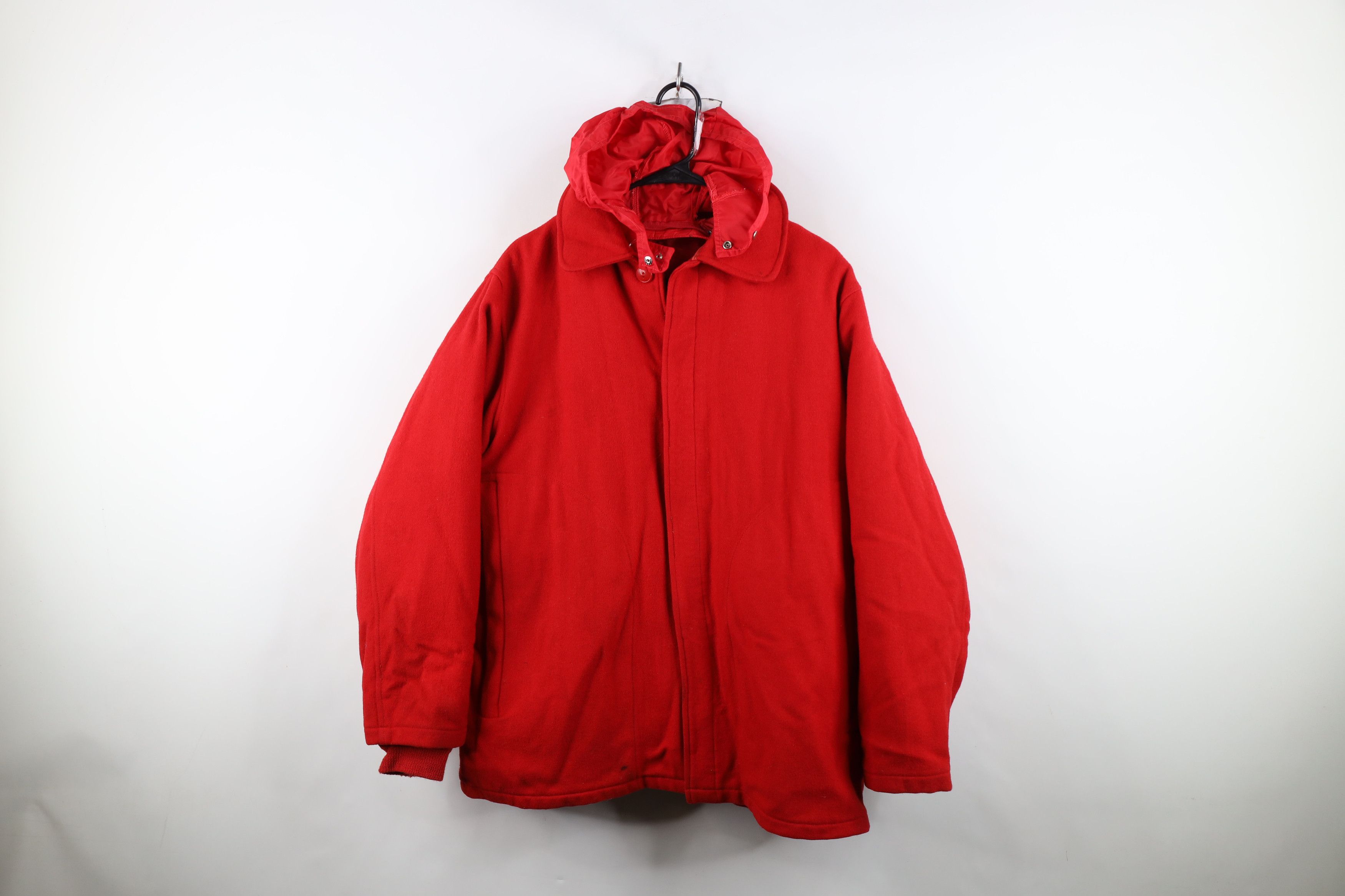 Woolrich Woolen Mills Vintage 60s Woolrich 2 In 1 Wool Insulated Jacket USA Size US XL / EU 56 / 4 - 1 Thumbnail