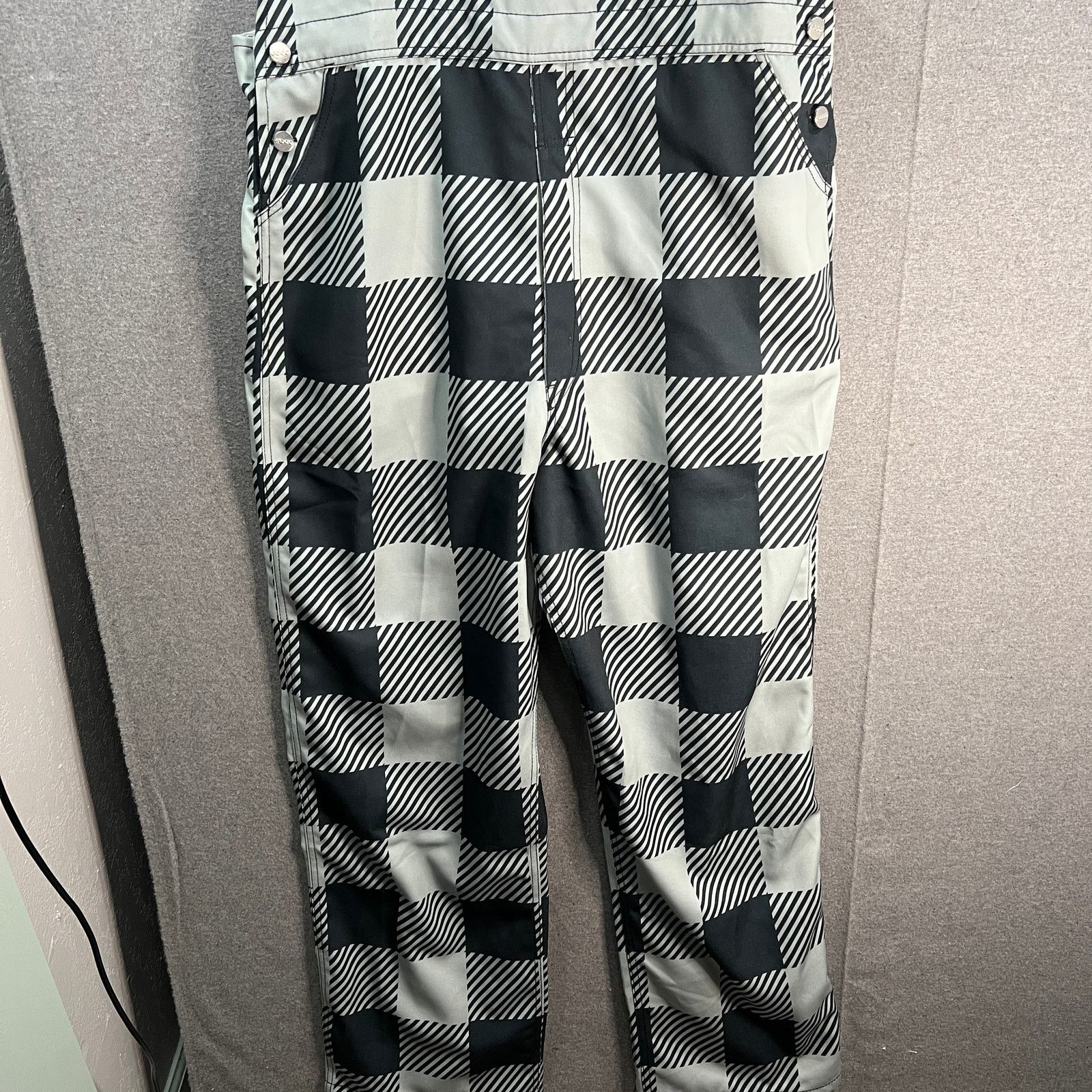 Other Las Vegas Raiders Mens Plaid Bib Overalls Size Large Size US 43 - 7 Thumbnail