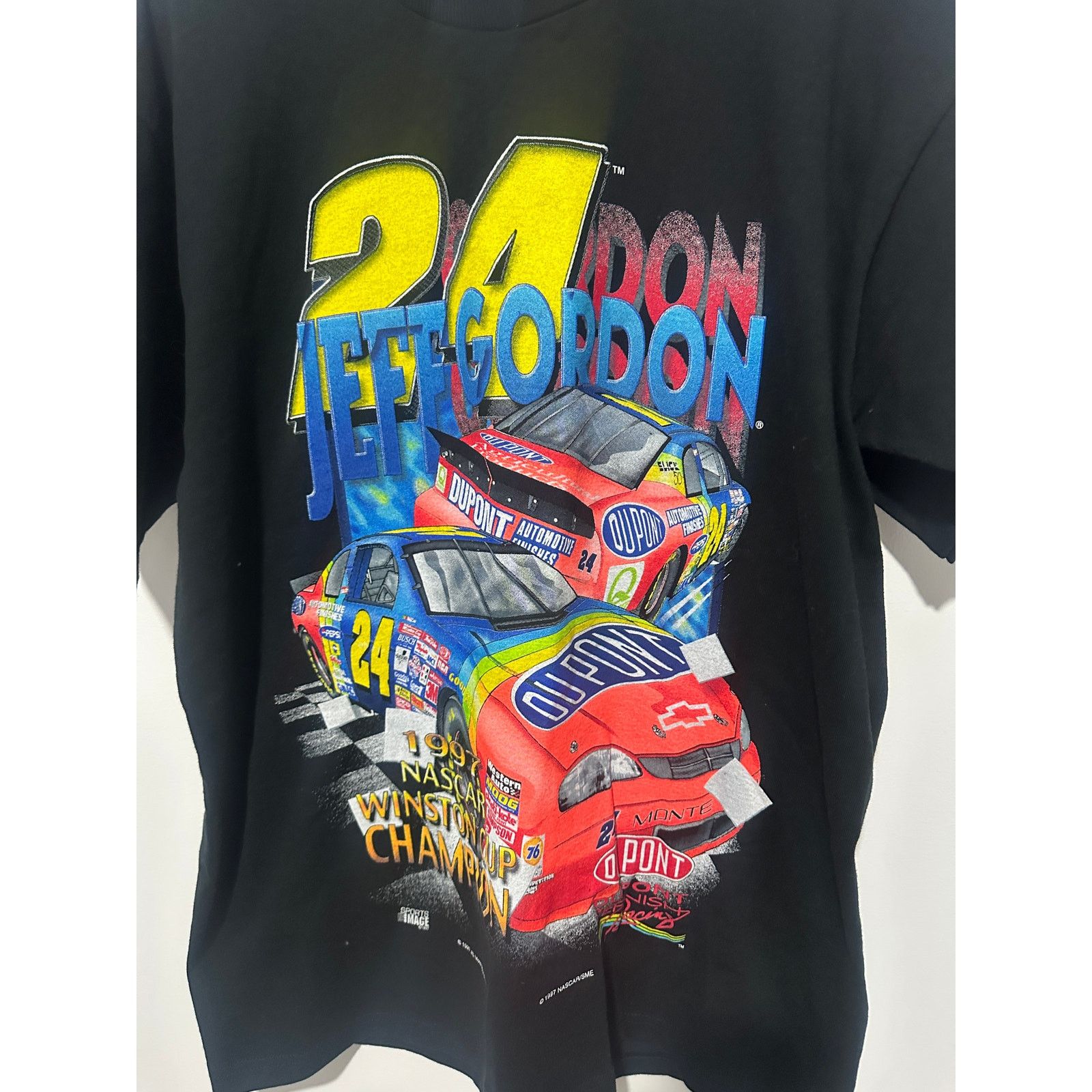 NASCAR × Vintage Vintage 1997 Jeff Gordon NASCAR T-Shirt - Large Size US L / EU 52-54 / 3 - 2 Thumbnail