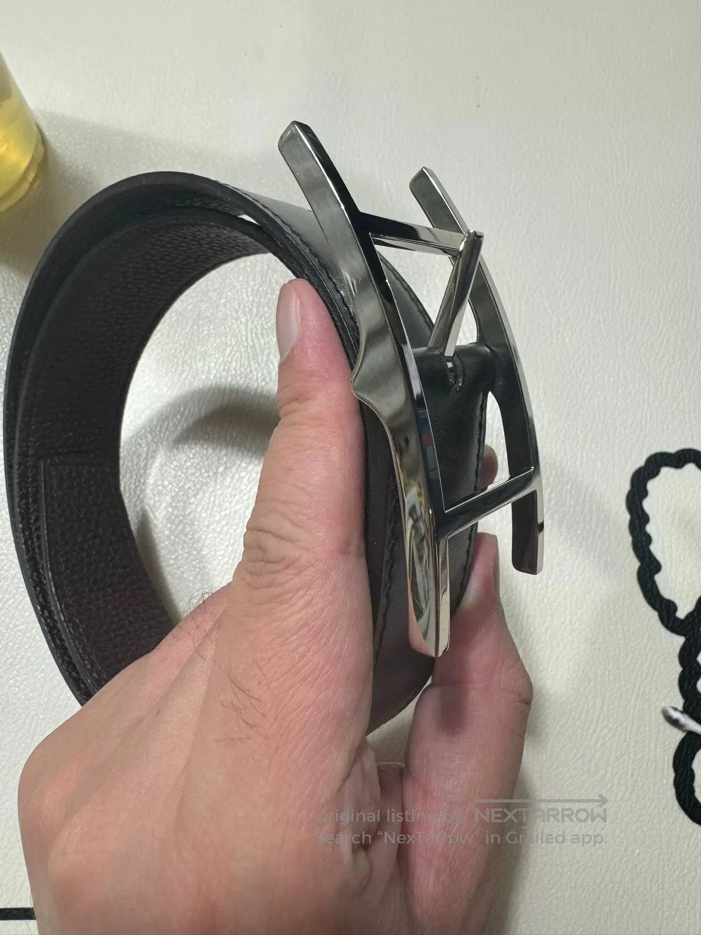 Hermes hermes reversible belt in black and brown. Size ONE SIZE - 3 Thumbnail
