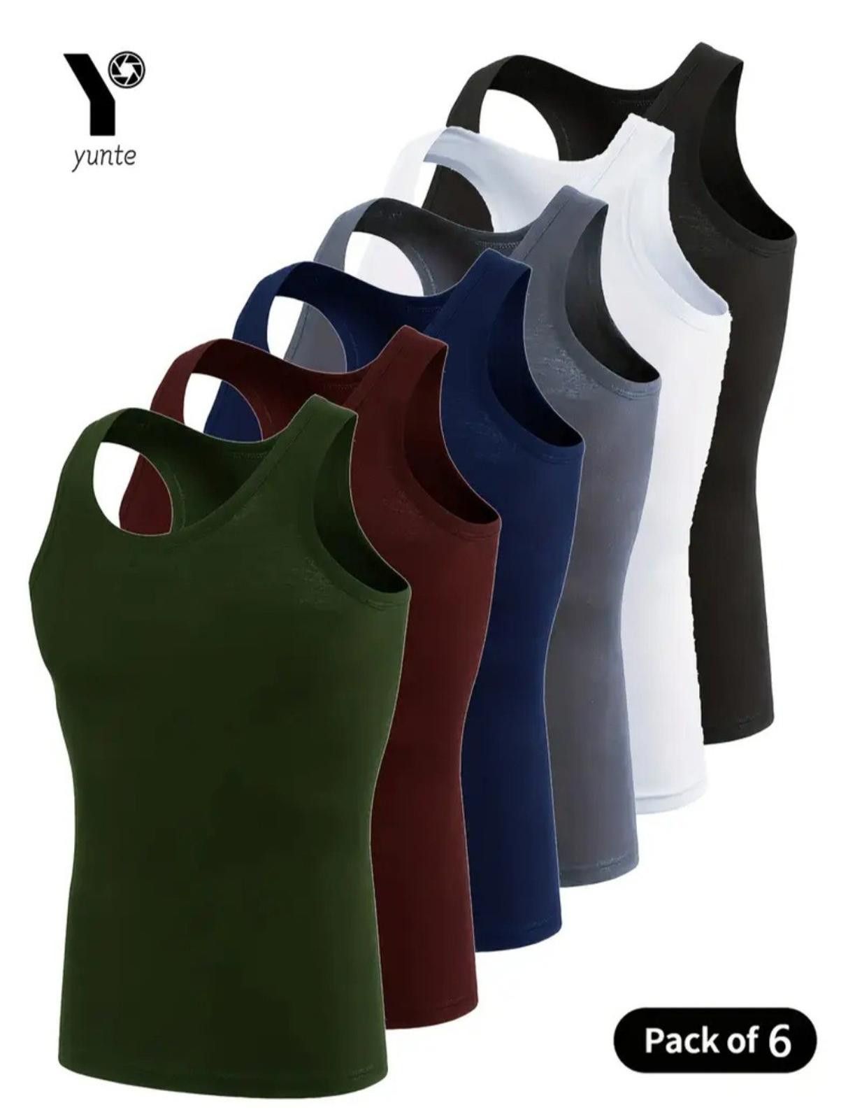 Jun Takahashi 6 PC (Men's Tank Tops)-(6 Colors)-(New)-(Size:L)-$35.00 Size US L / EU 52-54 / 3 - 1 Thumbnail