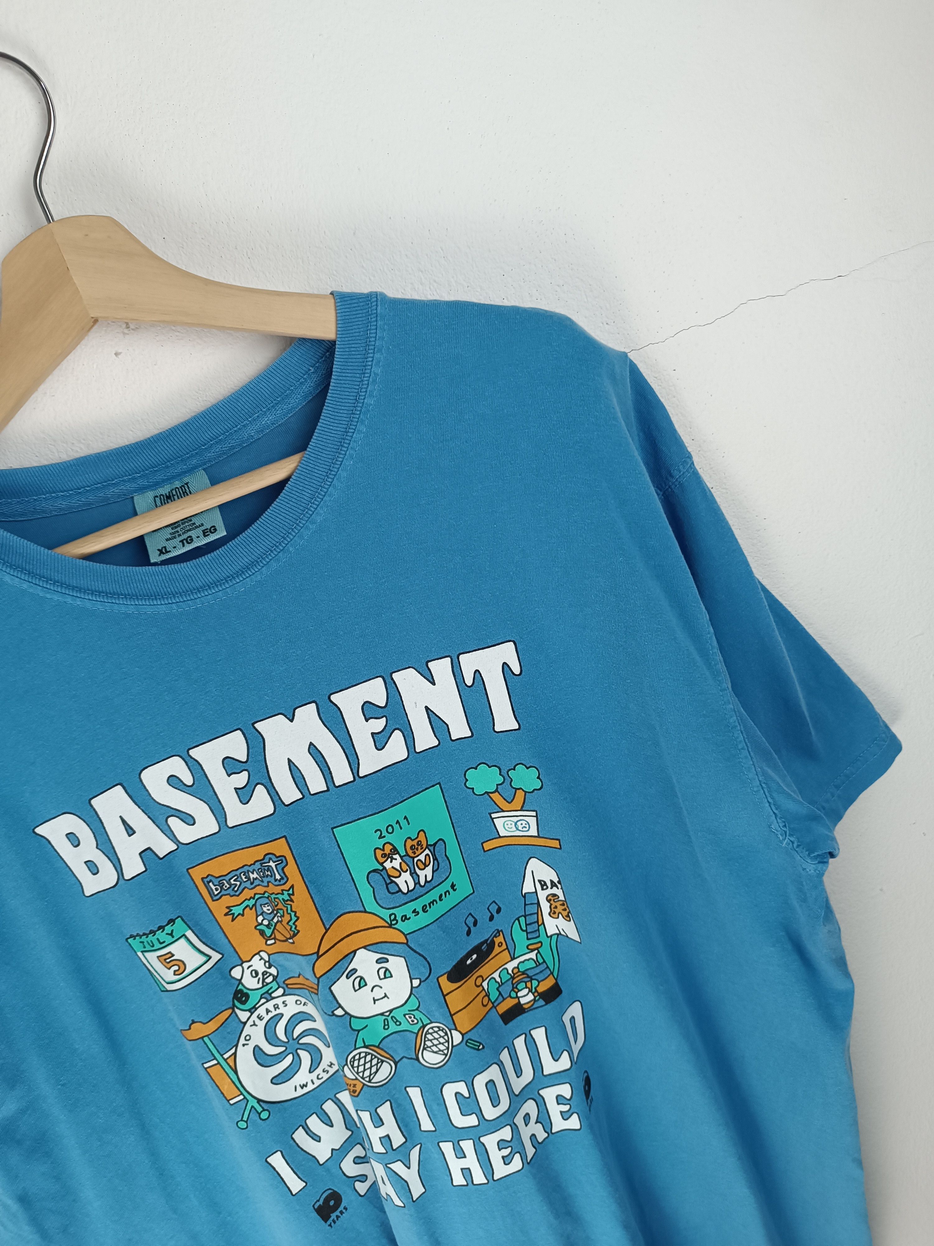 Band Tees VINTAGE BASEMENT "I WISH I COULD" TITLE FIGHT CITIZEN BAND Size US XL / EU 56 / 4 - 8 Thumbnail