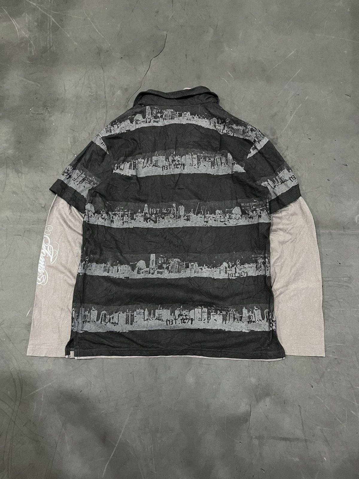 If Six Was Nine × Japanese Brand × Le Grande Bleu (L.G.B.) Blue toms double layer ifsixwqsnine lgb styled Size US M / EU 48-50 / 2 - 2 Thumbnail