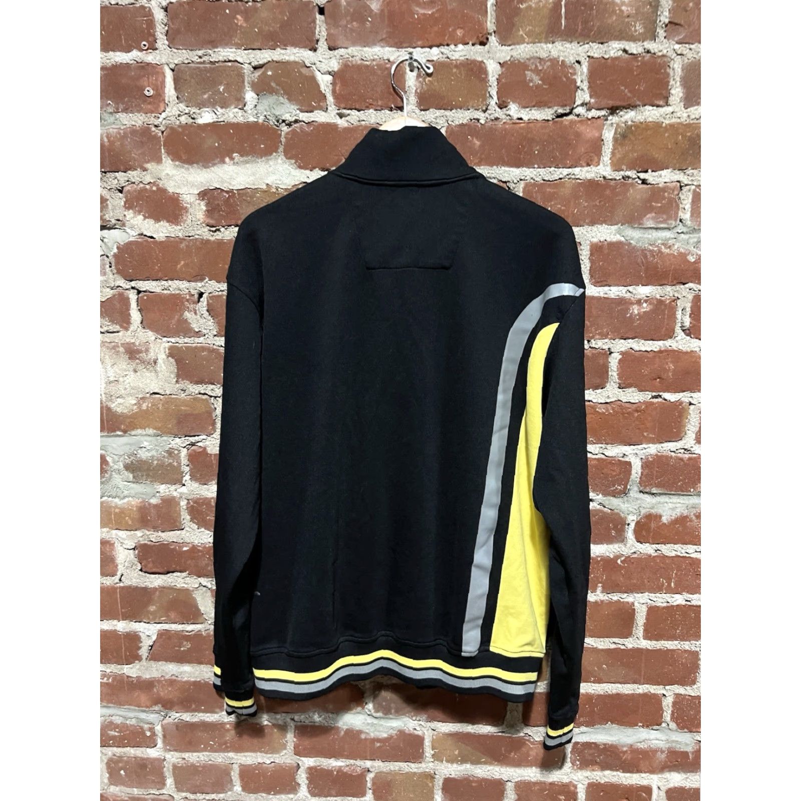 Vintage Fox Full Zip Mock Neck Sweater Mens XL Black Size US XL / EU 56 / 4 - 2 Thumbnail