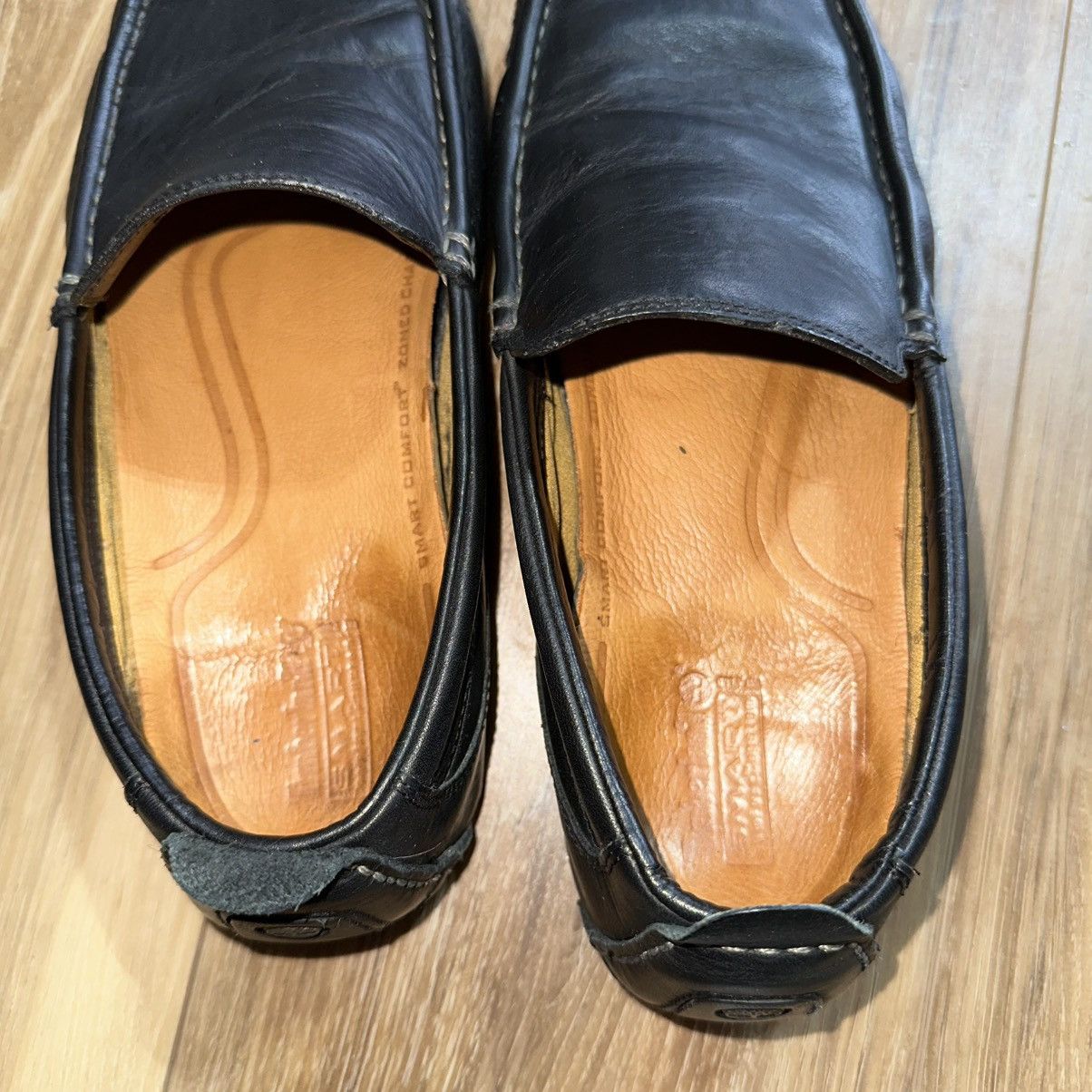 Timberland Timberland Leather Driving Slip On Style Loafers, Black, 9.5 Size US 9.5 / EU 42-43 - 5 Thumbnail