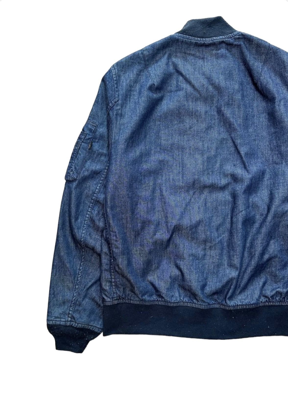 Alpha Industries Alpha Industries Denim Bomber Jacket Size US S / EU 44-46 / 1 - 9 Thumbnail