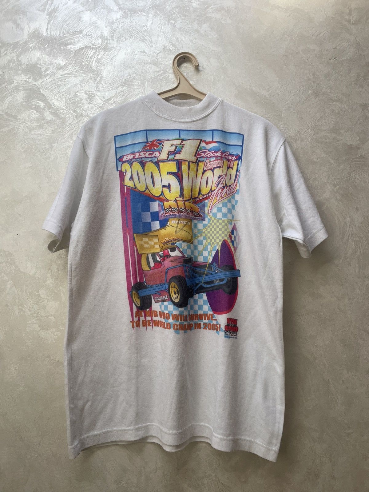 Vintage Vintage Racing BriSCA F1 World Final 2005 shirt Size US L / EU 52-54 / 3 - 1 Thumbnail