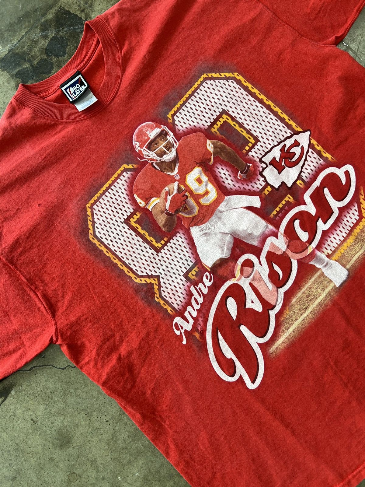 Vintage NFL Kansas City Chefs Andre Rison Tee Sz. XXL
