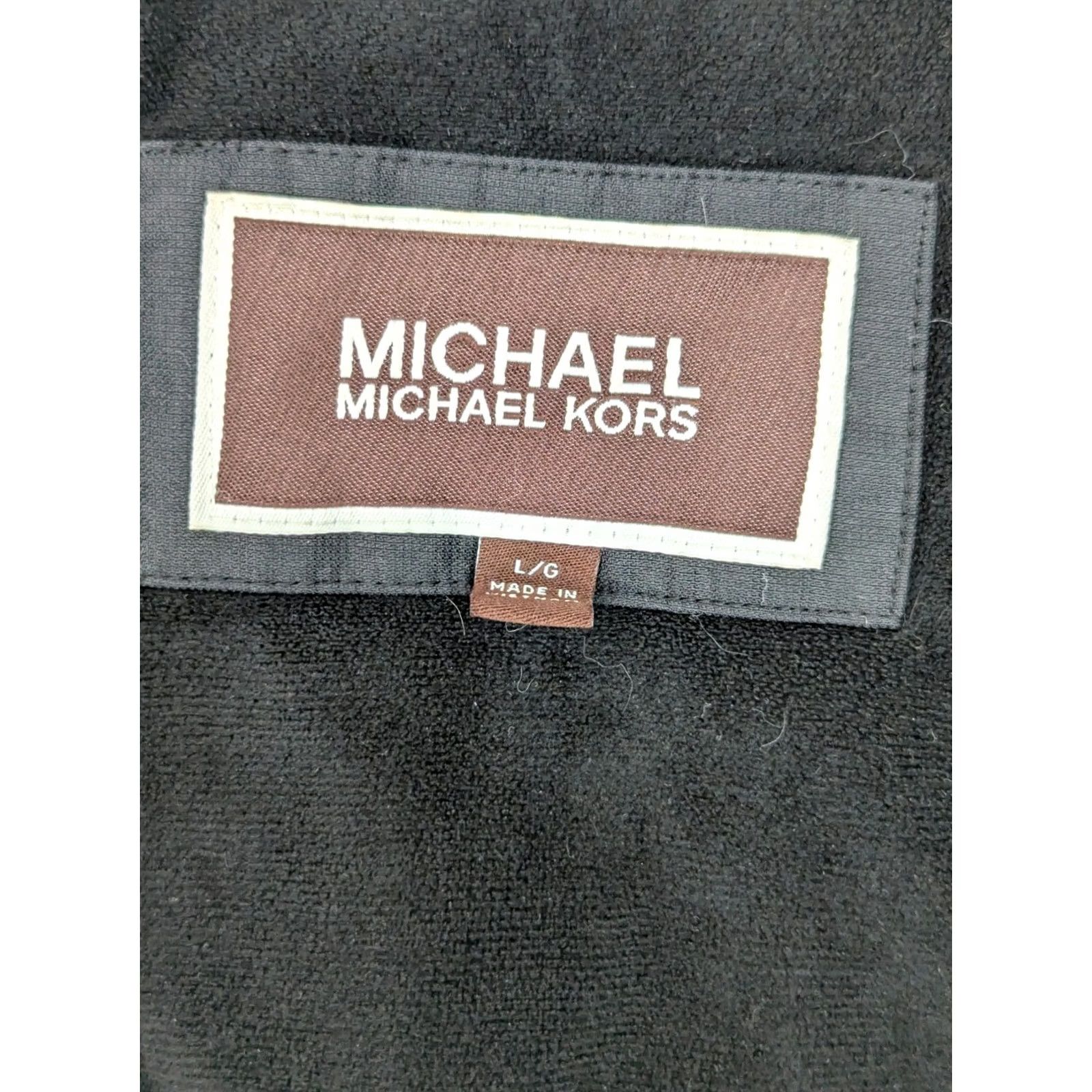 Michael Kors Michael Kors Field Jacket Men L Black Removable Liner Insulated Pockets Zipper Overcoat Utility Outdoor Modern Vintage? Size US L / EU 52-54 / 3 - 7 Thumbnail