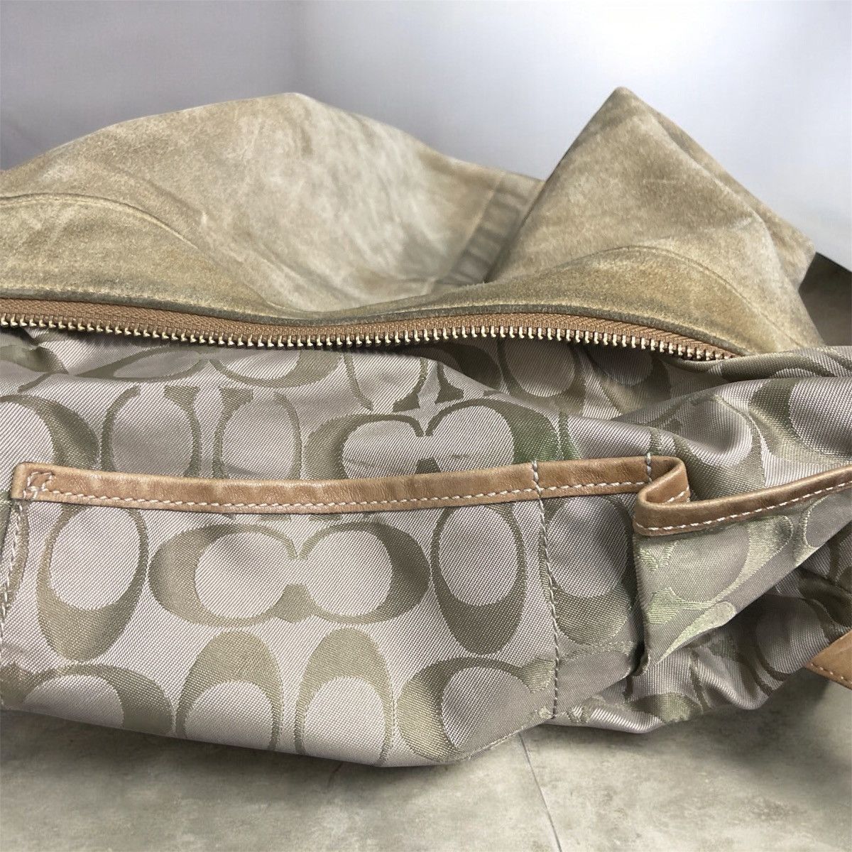 Coach Vintage Coach Suede Leather Sholder Bag Size ONE SIZE - 6 Thumbnail
