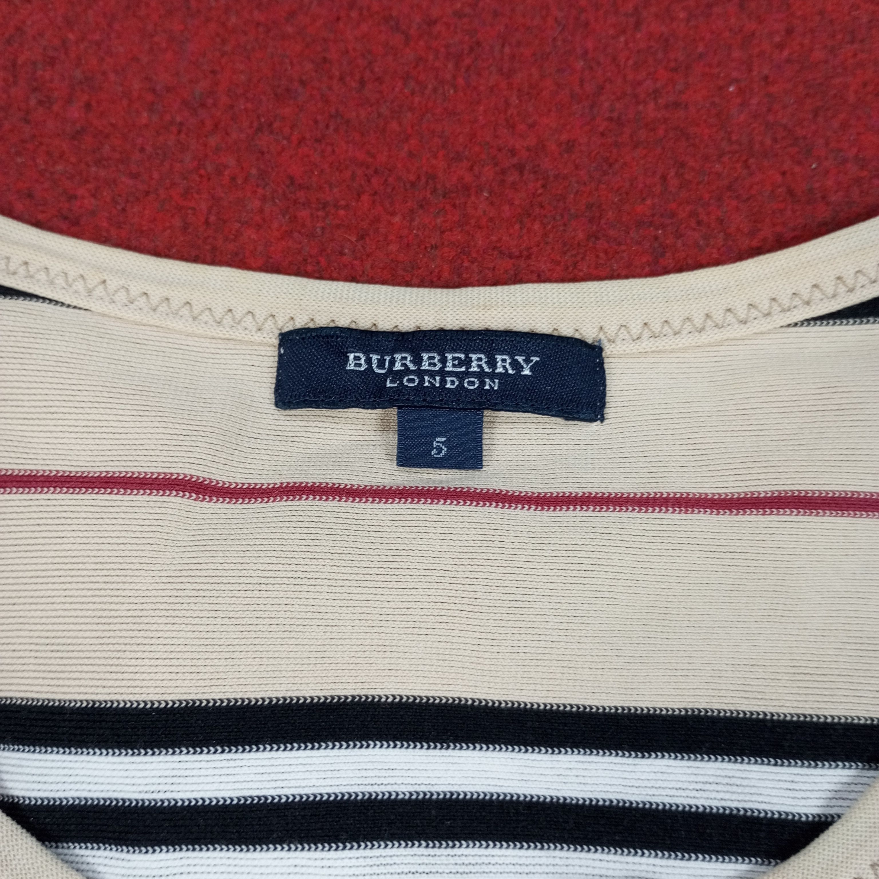 Burberry × Vintage Burberry London Small Logo Design Fashion Tshirt Size M / US 6-8 / IT 42-44 - 7 Thumbnail