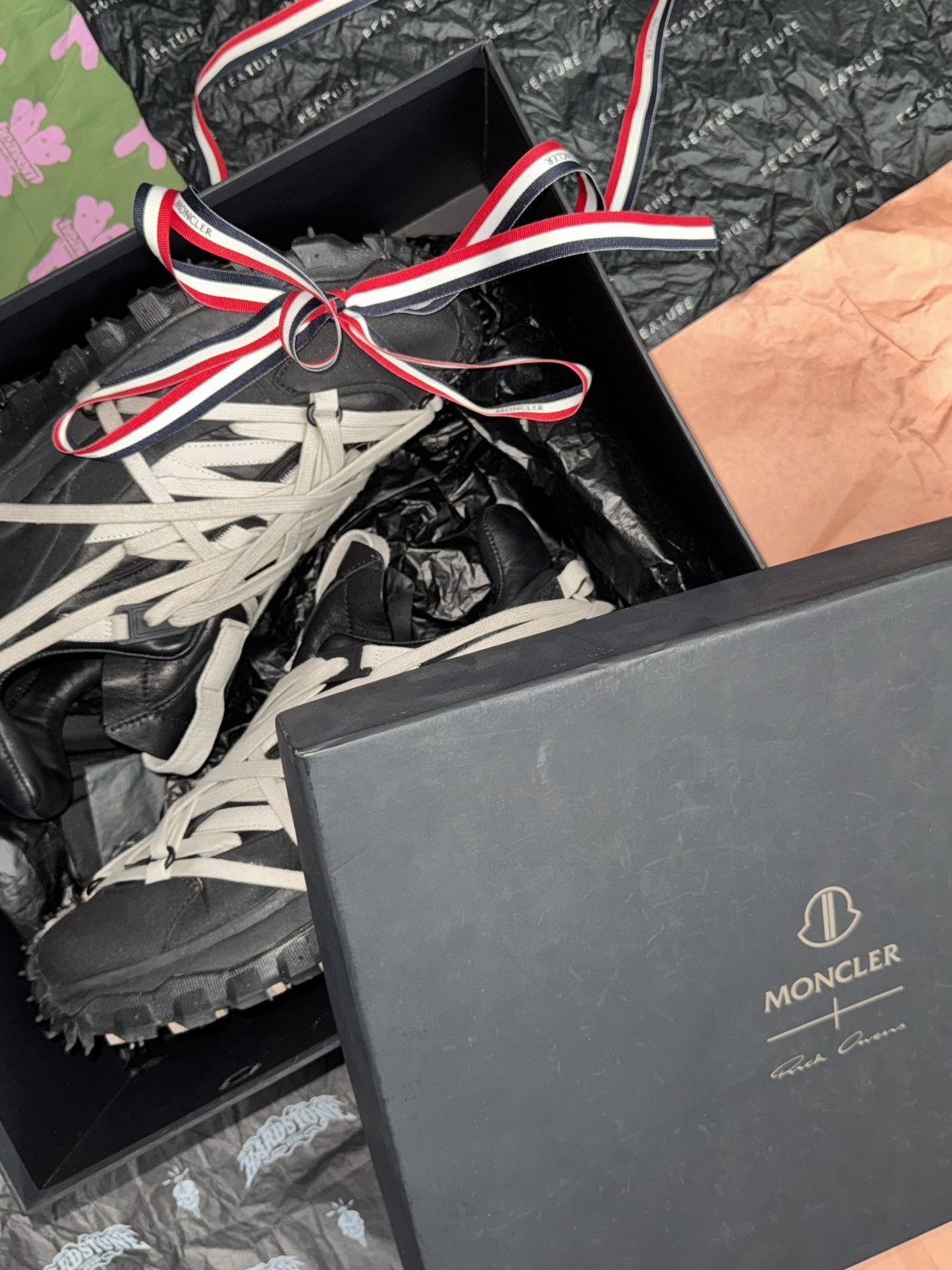 Moncler × Rick Owens Moncler x Rick Owen Trailgrip Megalace Size US 10 / EU 43 - 1 Thumbnail
