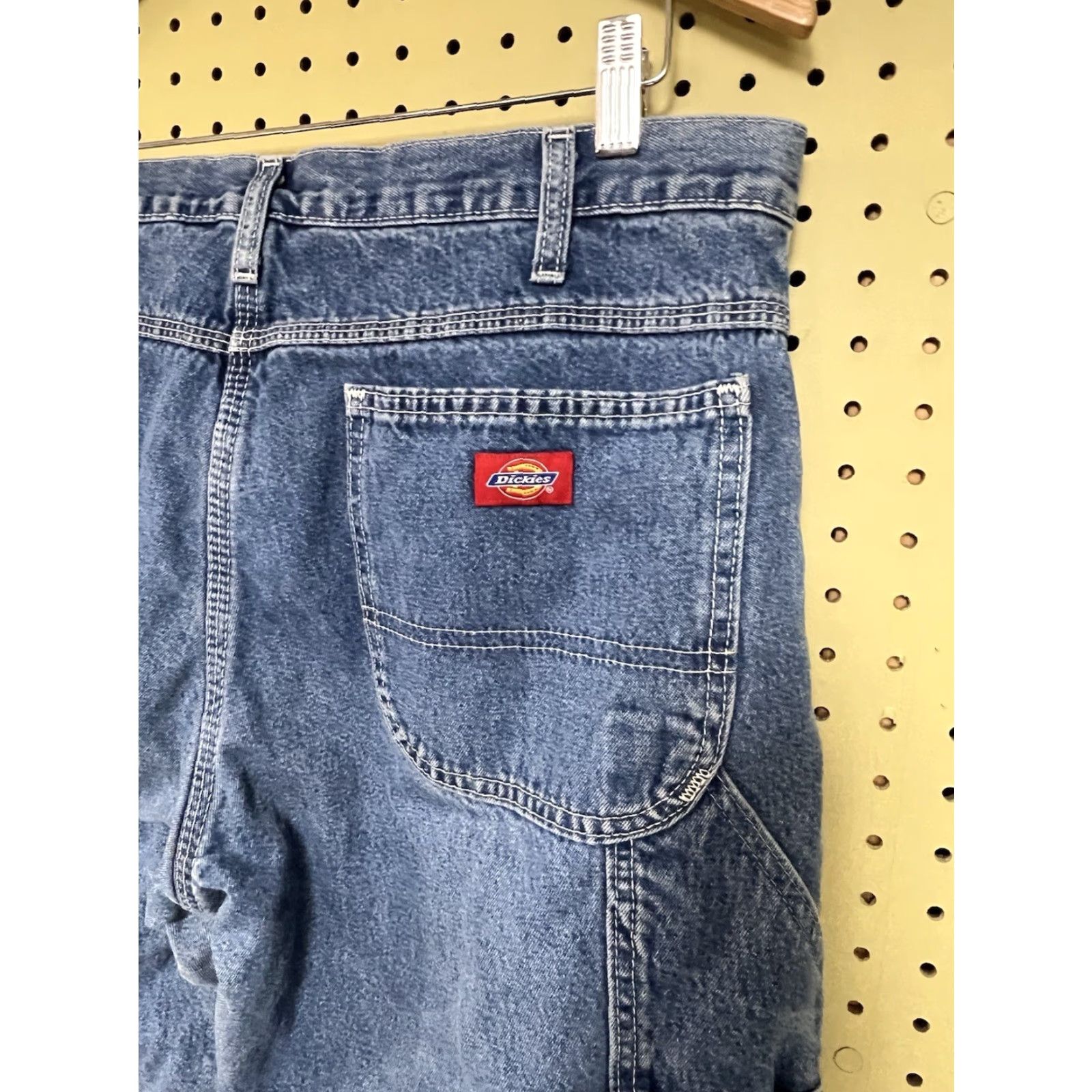 Dickies VINTAGE Dickies Jeans Flannel Lined 36x30 Relaxed Fit 90s Grunge Blue Denim Mens Jeans Size US 36 / EU 52 - 3 Thumbnail