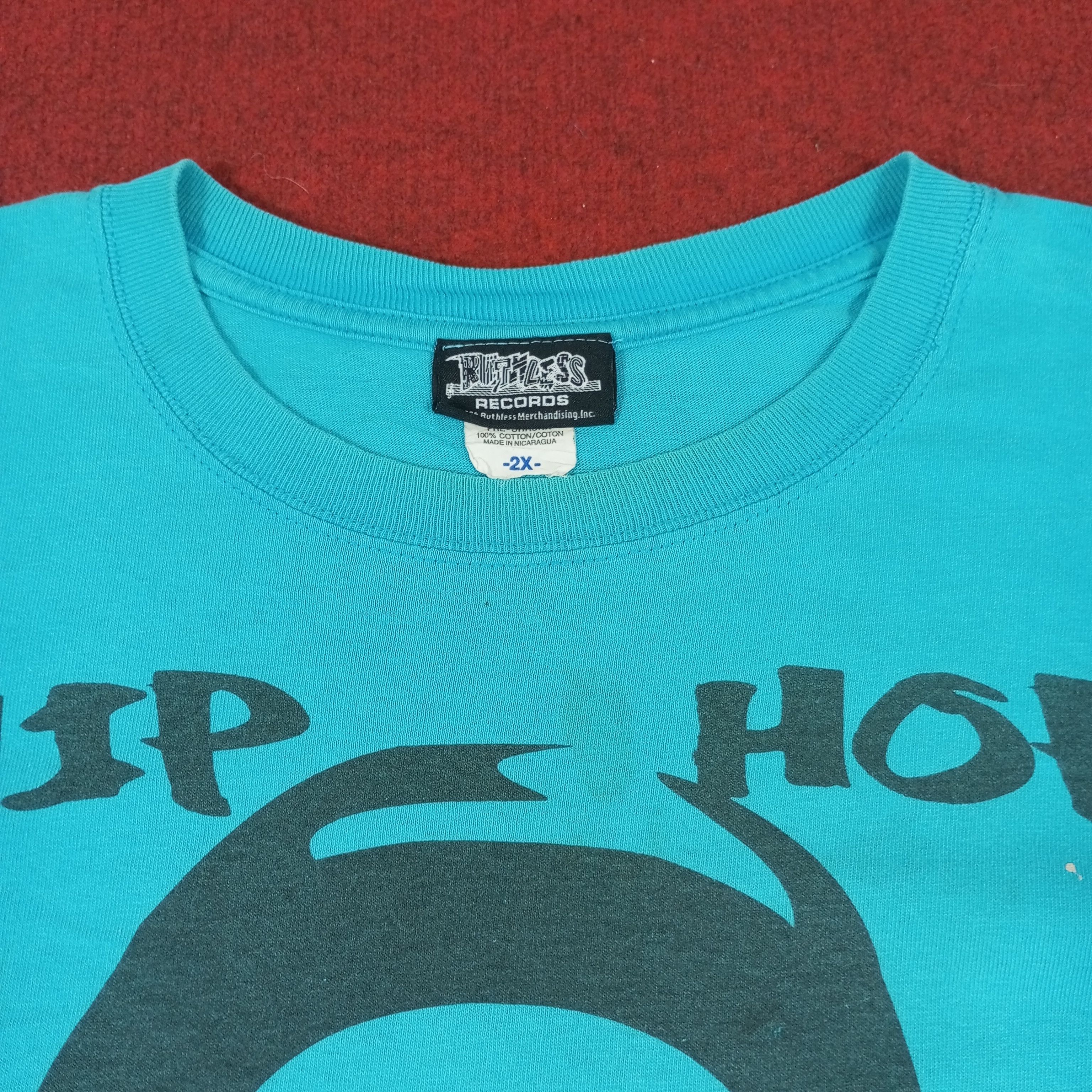 Rap Tees × Vintage Hip Hop Thugster Rapper Music Style Streetwear Tshirt Size US XXL / EU 58 / 5 - 5 Thumbnail