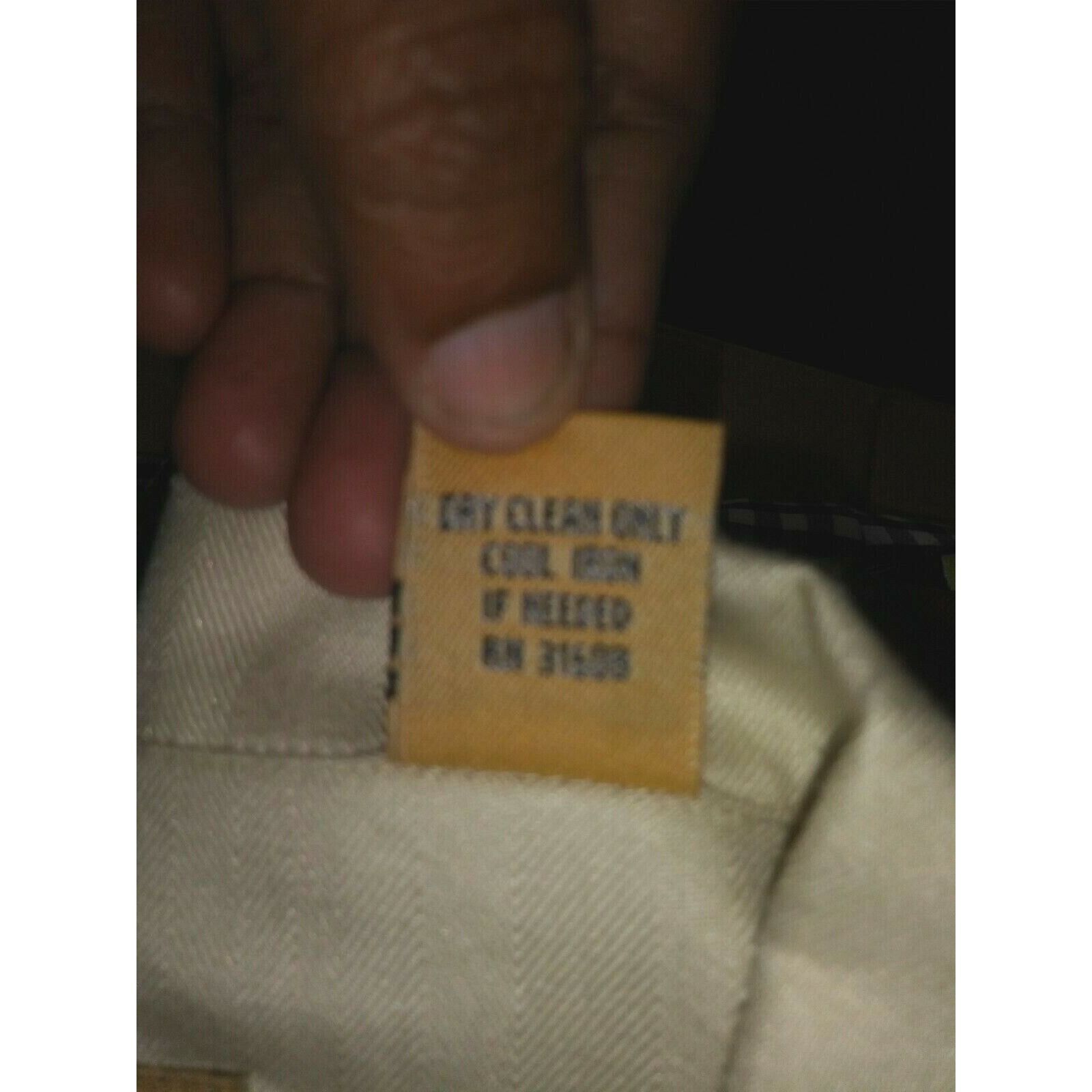 Jos. A. Bank Jos A Bank Mens Silk Hawaiian Shirt XL Button Up Cream Brown Size US XL / EU 56 / 4 - 7 Thumbnail