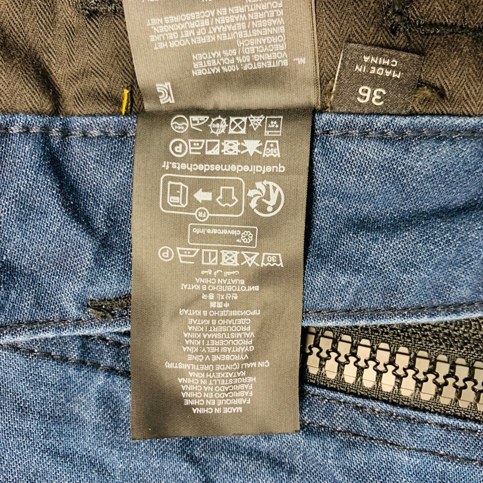 G-Star G-STAR 36 Indigo Solid Cotton Cargo Pockets Casual Pants Size US 36 / EU 52 - 6 Thumbnail