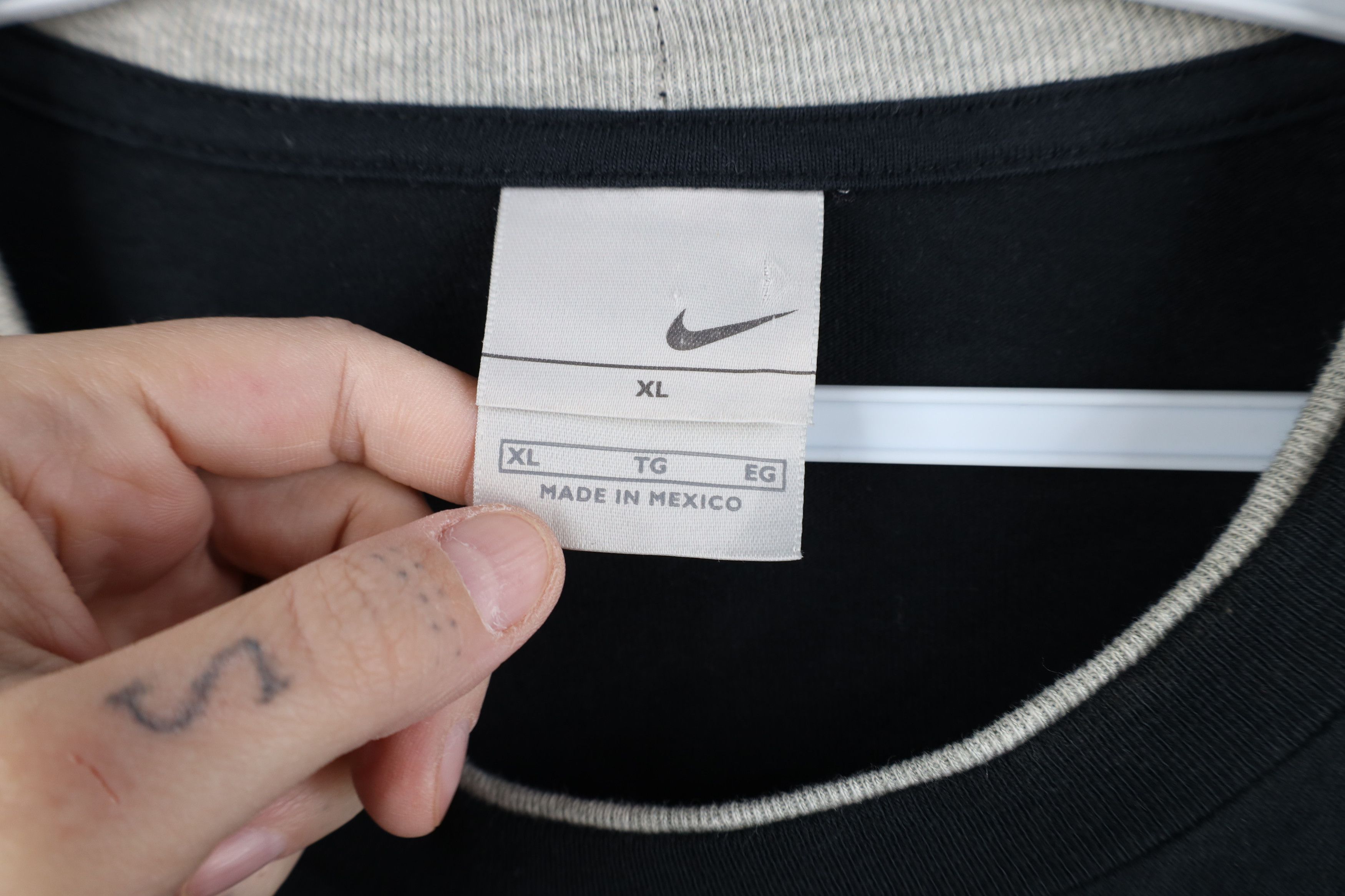 Nike Vintage 90s Y2K Nike Swoosh Layered Long Sleeve T-Shirt Size US XL / EU 56 / 4 - 11 Thumbnail