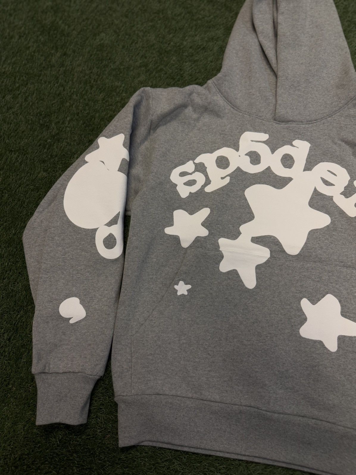 Sp5der Sp5der Worldwide Grey Beluga Hoodie Size S (NEW) Size US S / EU 44-46 / 1 - 3 Thumbnail