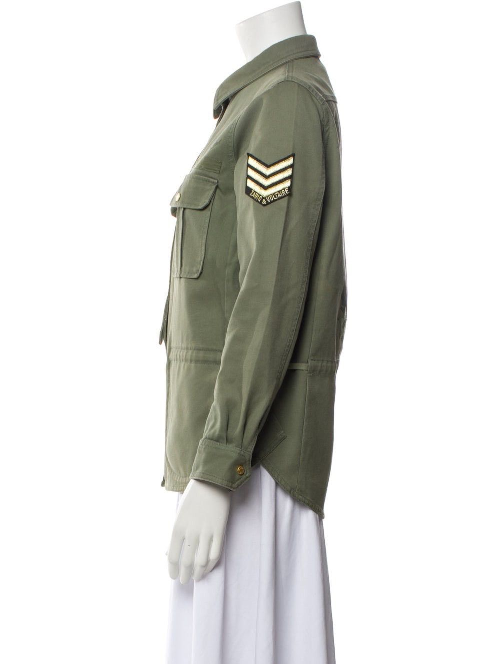 Zadig & Voltaire Zadig & Voltaire Military Utility Jacket Green Army Style Size M / US 6-8 / IT 42-44 - 3 Thumbnail
