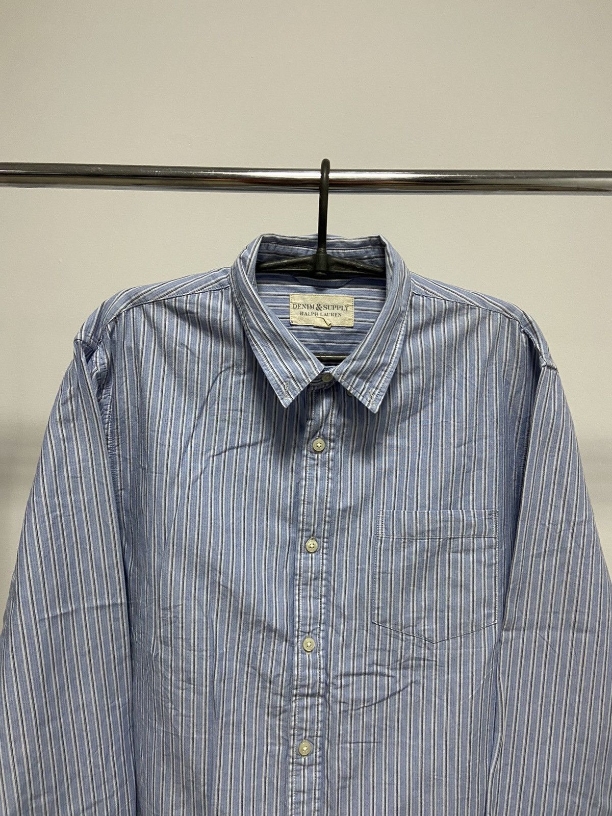 Ralph Lauren × Vintage Ralph Lauren denim supply Vintage Button Ups Luxury Size US XL / EU 56 / 4 - 2 Thumbnail