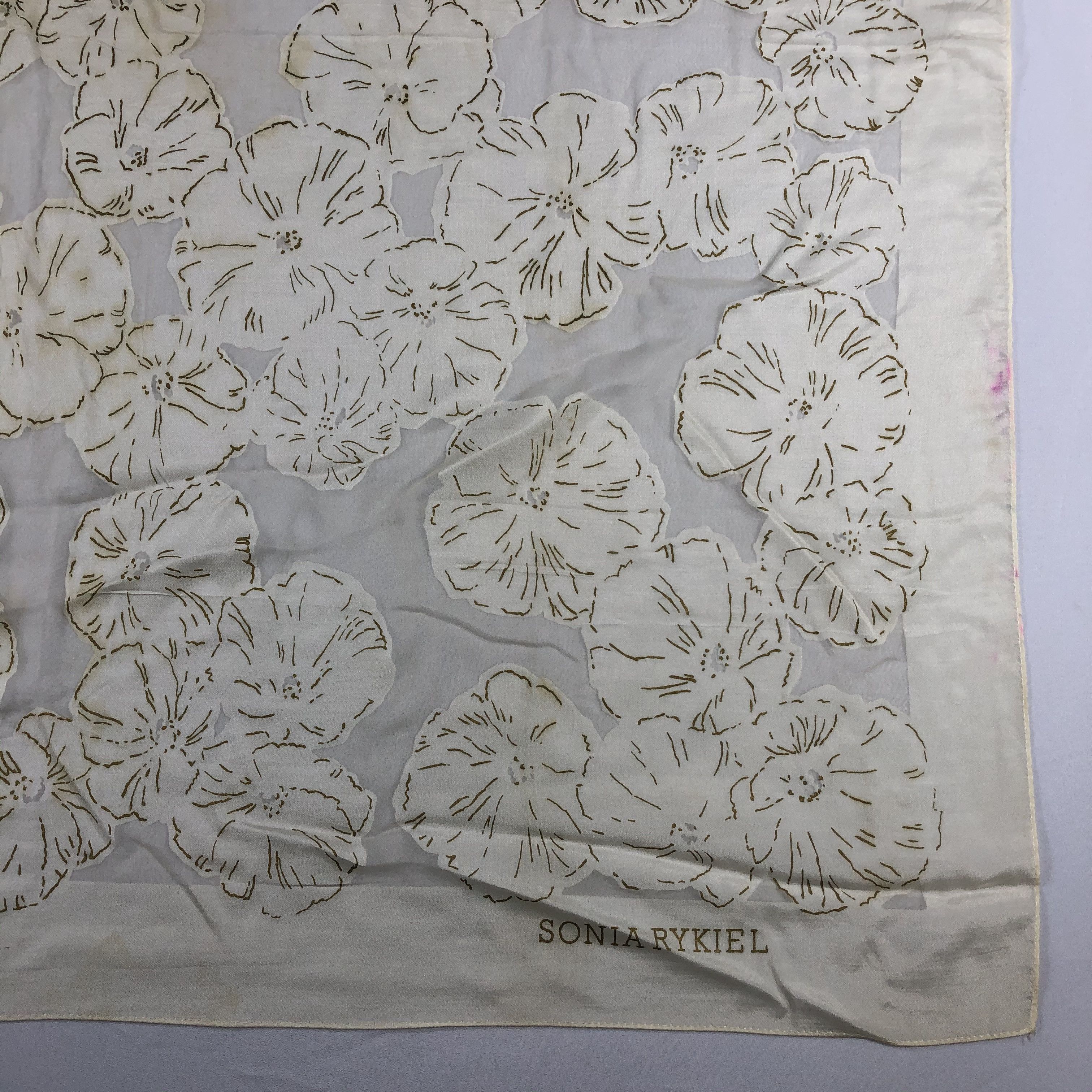 Sonia Rykiel × Vintage Vintage Sonia Rykiel Silk Scarf Size ONE SIZE - 4 Thumbnail