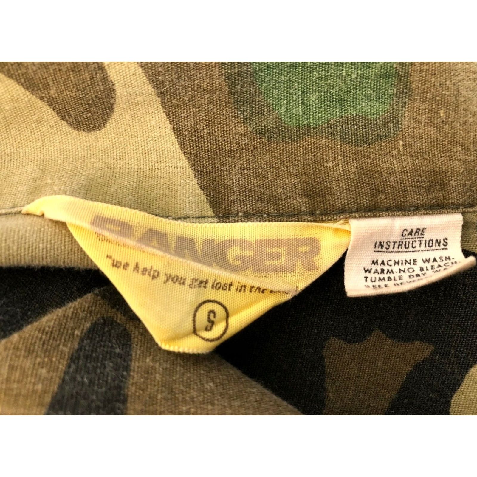Vintage VINTAGE RANGER Camouflage Hunting Military Soldier Mens Shirt S Size US S / EU 44-46 / 1 - 5 Thumbnail