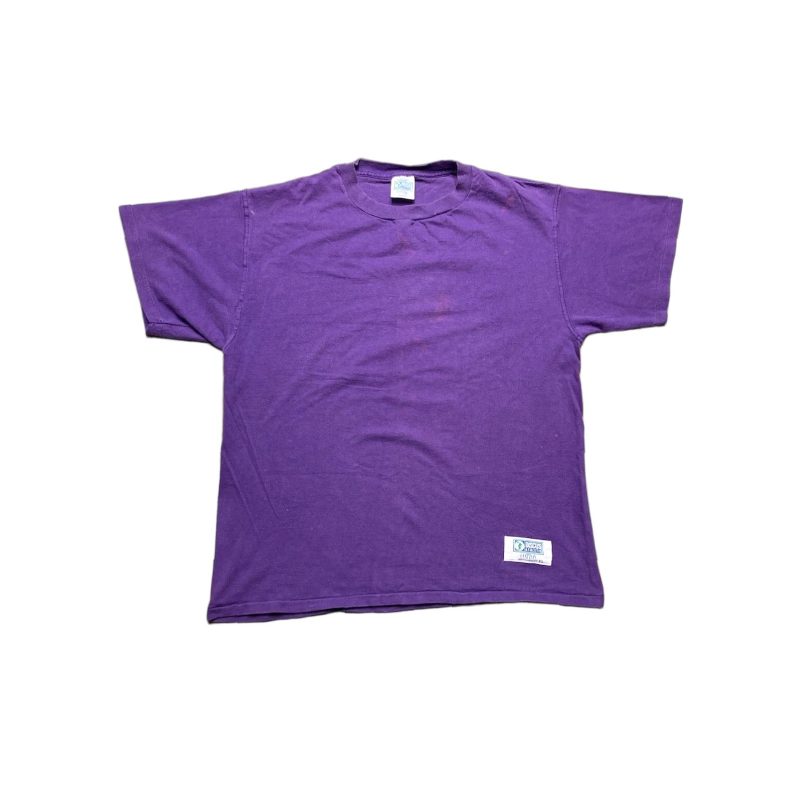 Vintage VINTAGE Discus Athletic T-Shirt Men XL Cotton Purple 90s Single Stitch Blank Shirt Athletic 90s Mens XL Purple Size US XL / EU 56 / 4 - 1 Thumbnail
