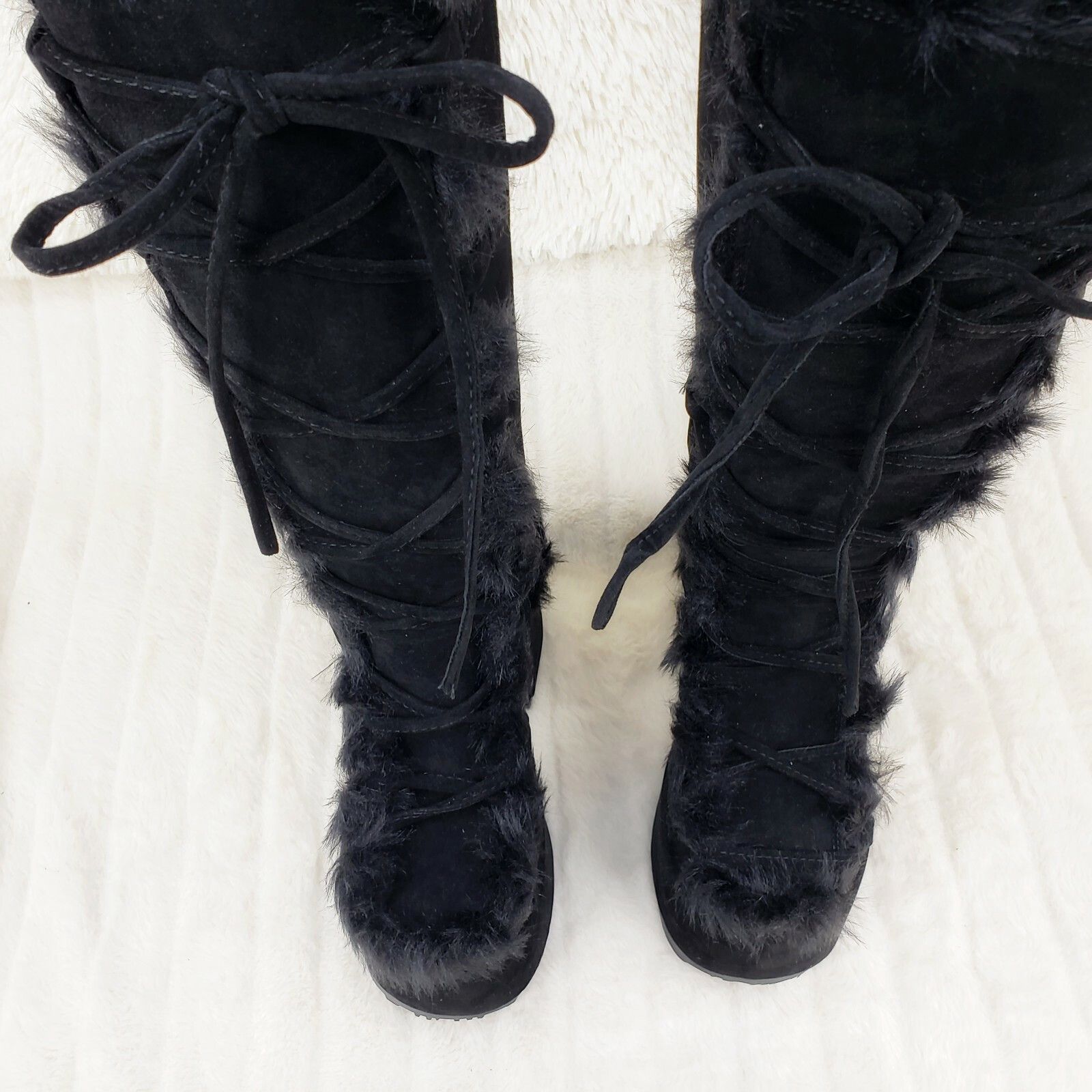 Demonia Cult DEMONIA Camel 311 Stacked Black Mammoth Platform Goth Punk K Size US 10 / IT 40 - 6 Thumbnail