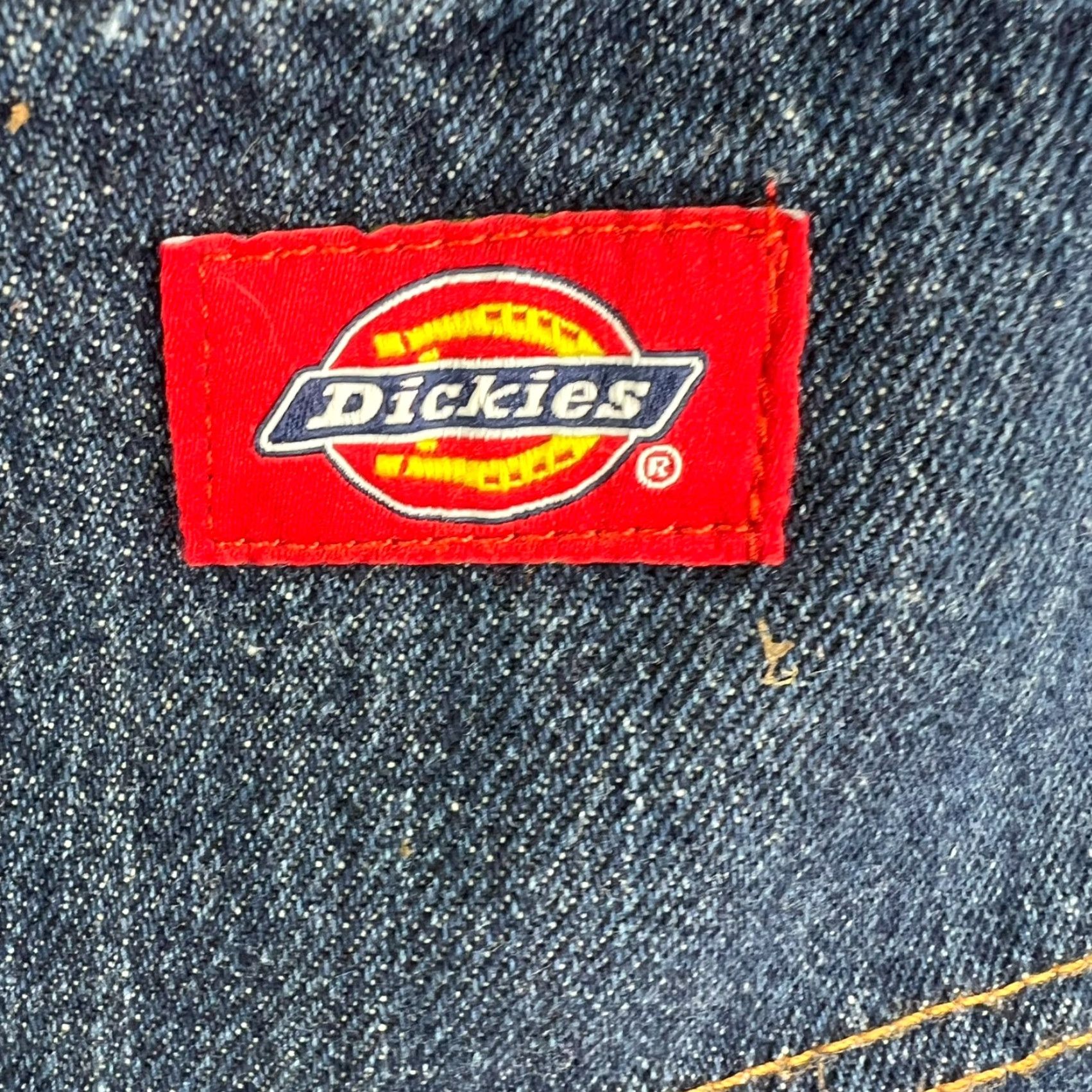 Dickies VINTAGE Dickies 90s Distressed Denim Jeans Mens Size 33 x 32 Blue Regular Fit Size US 33 - 6 Thumbnail
