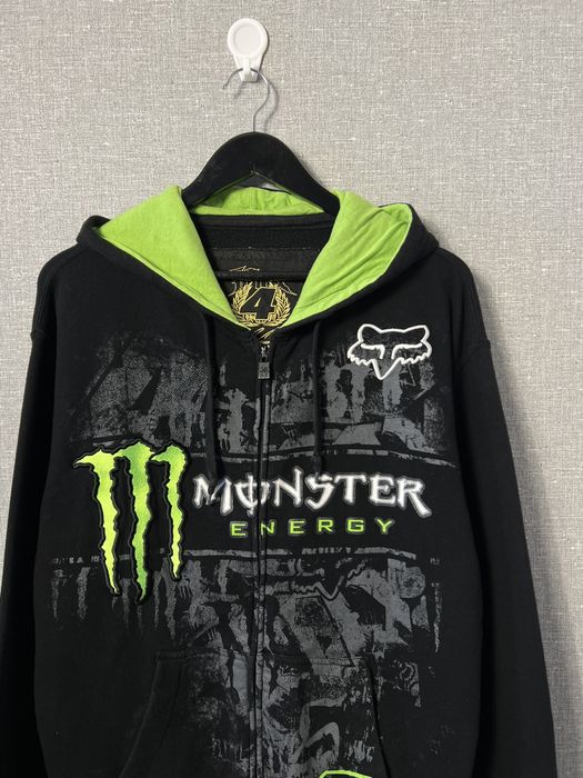 Fox racing best sale monster energy hoodie