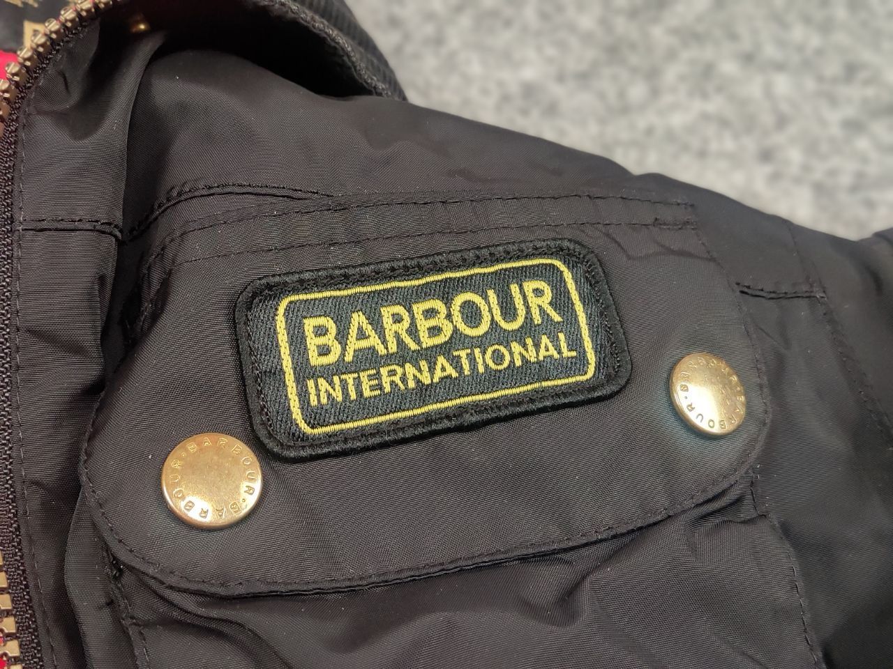 Barbour International Waterproof rainbow Belt Light Jacket
