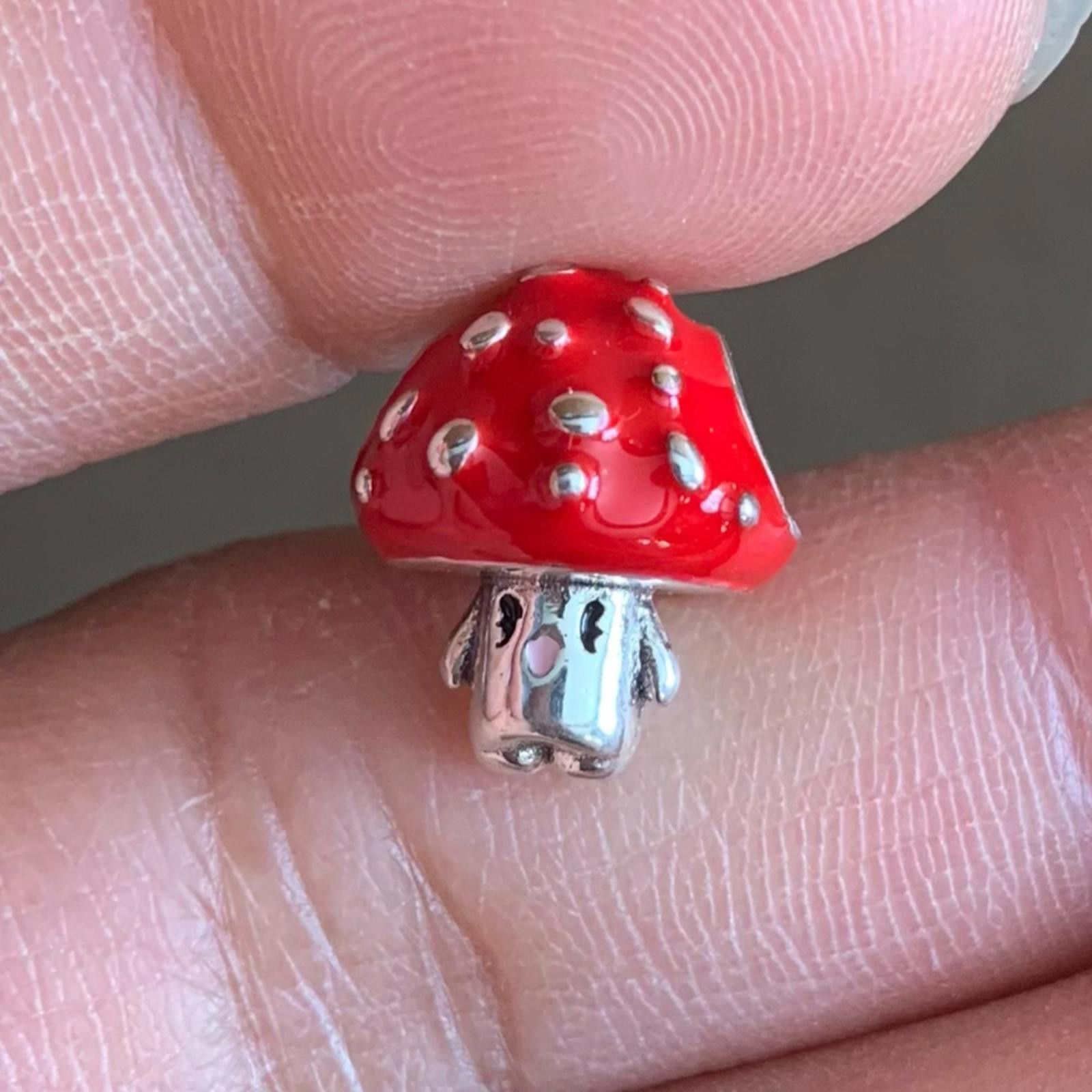 Other NWOT Mushroom Bead Charm Sterling Silver 925 Size ONE SIZE - 3 Thumbnail