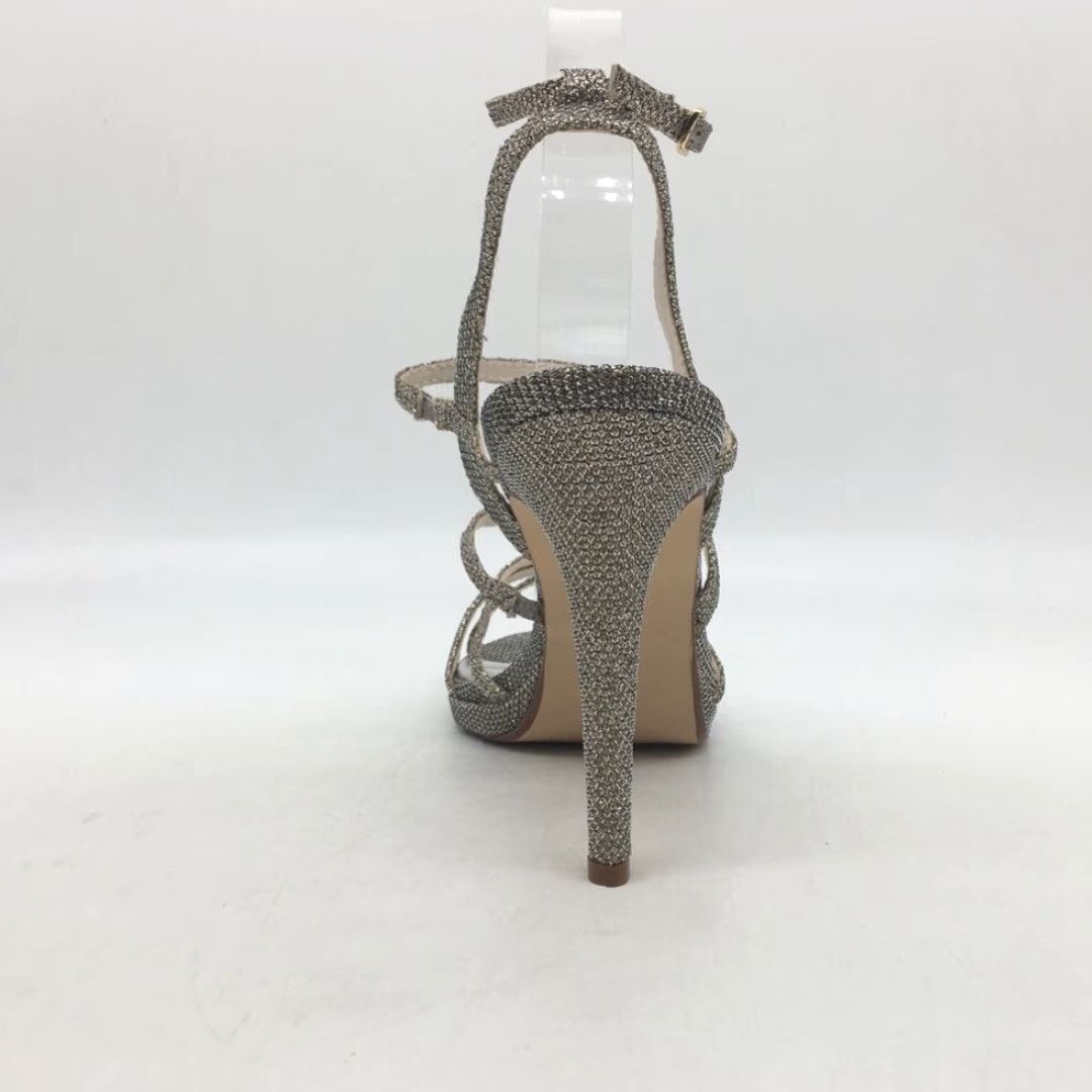 Vintage VINTAGE Caparros Womens Sandal Caparros Womens Ankle Strap Sandals Metallic Buckle Slim Heels Leather 8 B New Size US 8 / IT 38 - 4 Thumbnail