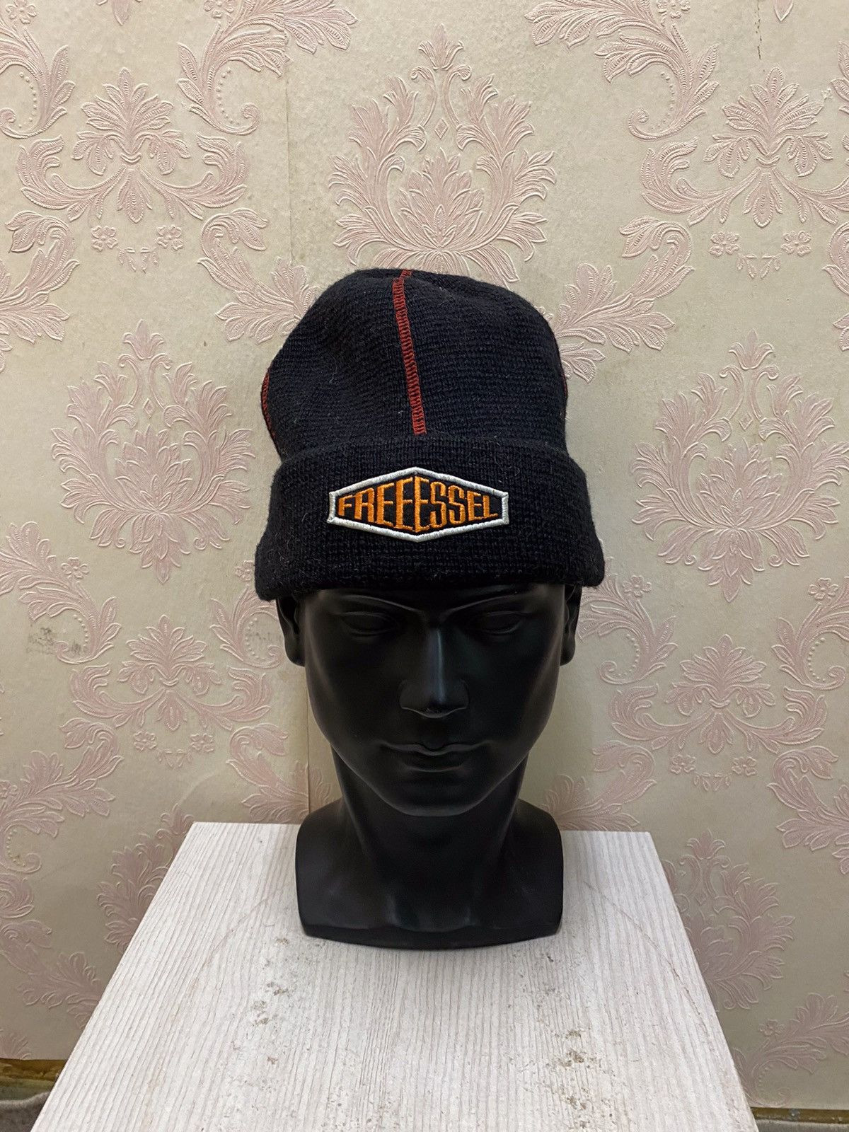 Japanese Brand × Vintage Vintage Freeessel Spellout Beanie Hat Size ONE SIZE - 2 Thumbnail
