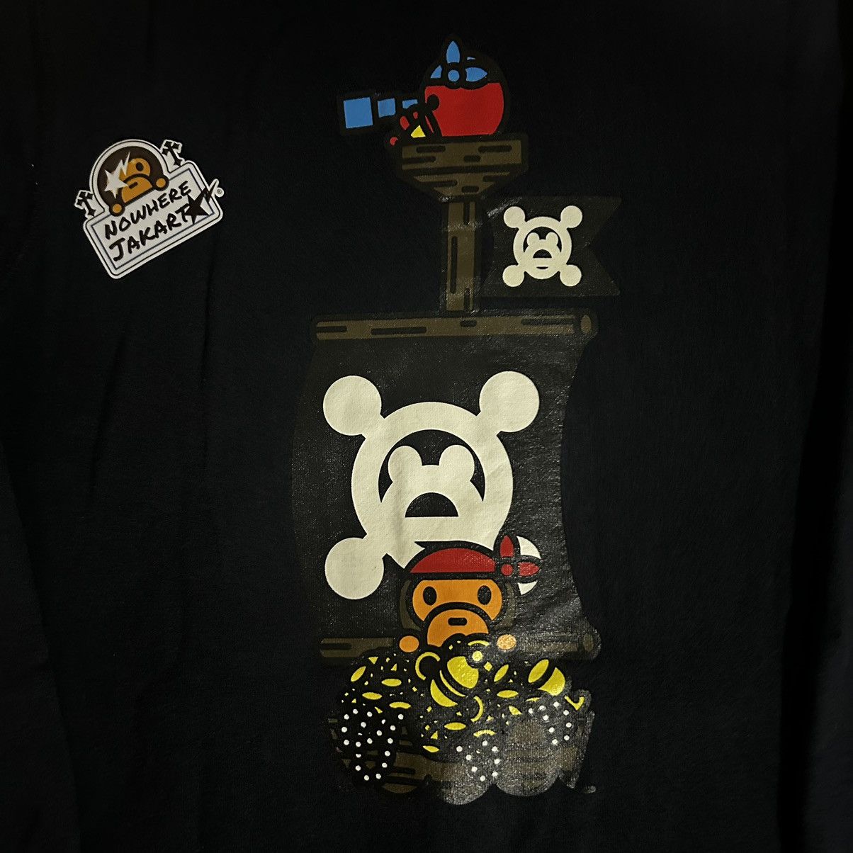 Bape Baby Milo Pirates Zip Up Hoodie Size S / US 4 / IT 40 - 7 Thumbnail