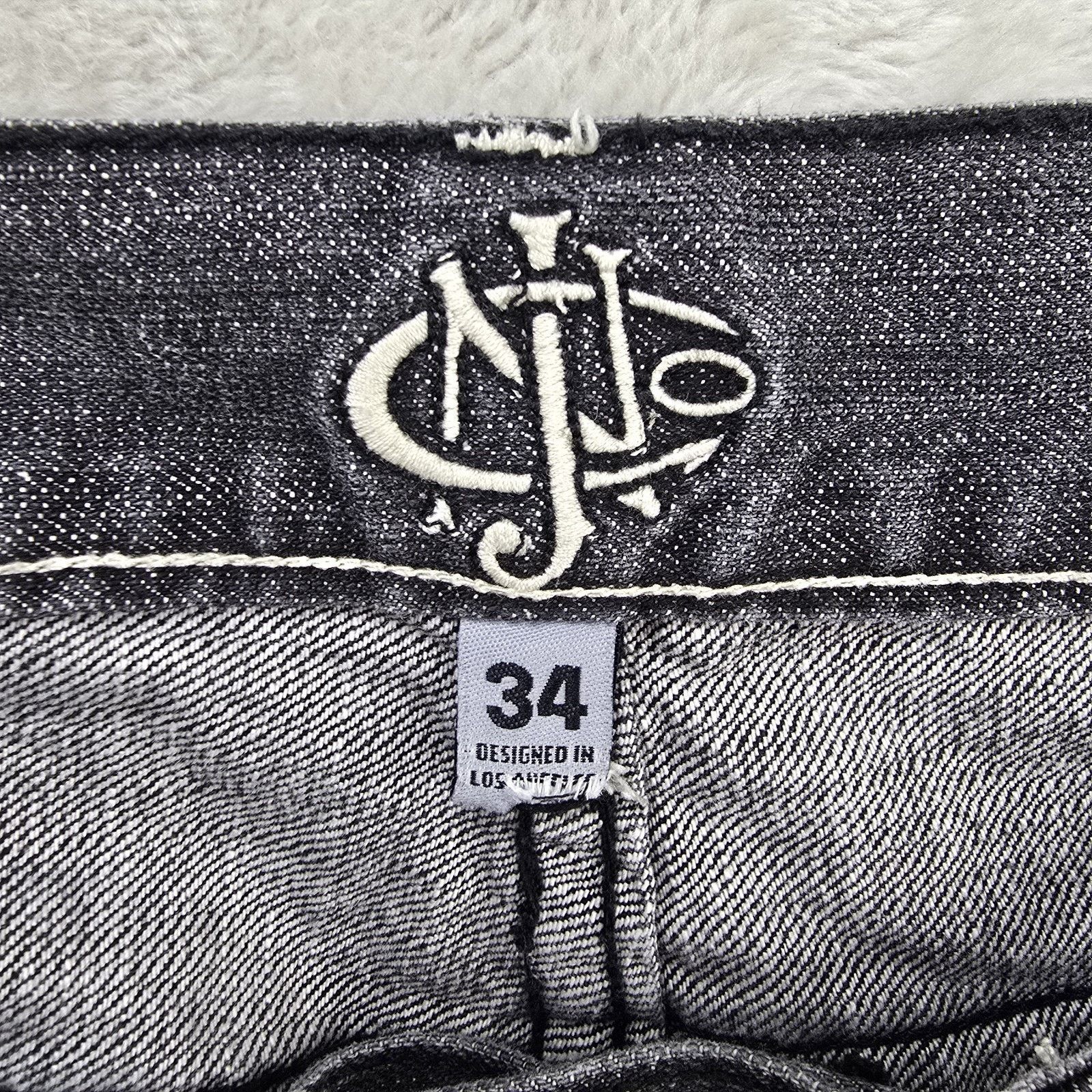 JNCO Vintage JNCO Jeans Mens 34x31 Embroidered Flap Pockets Y2K Size US 34 / EU 50 - 6 Thumbnail