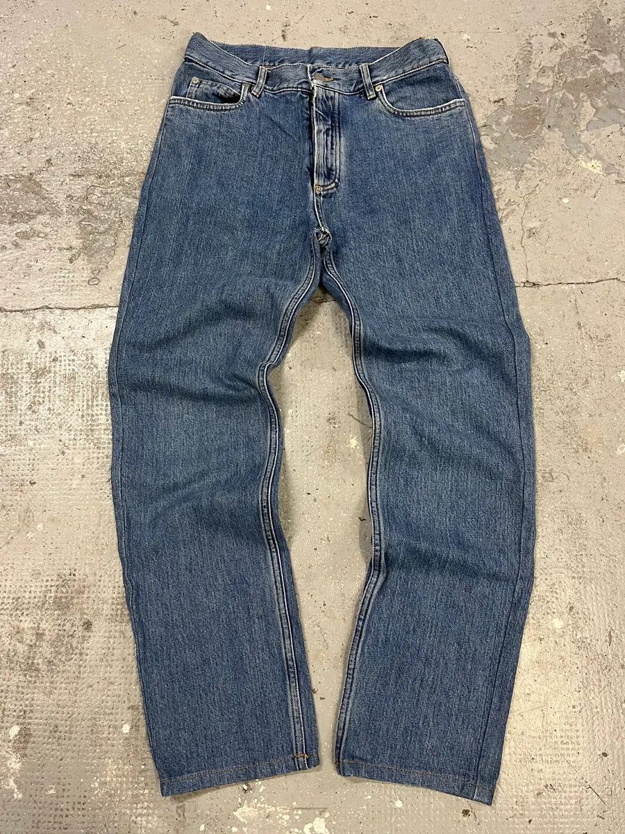 Maison Margiela × Vintage SS2019 Maison Margiela Blue Regular Denim Jeans Size US 30 / EU 46 - 1 Thumbnail
