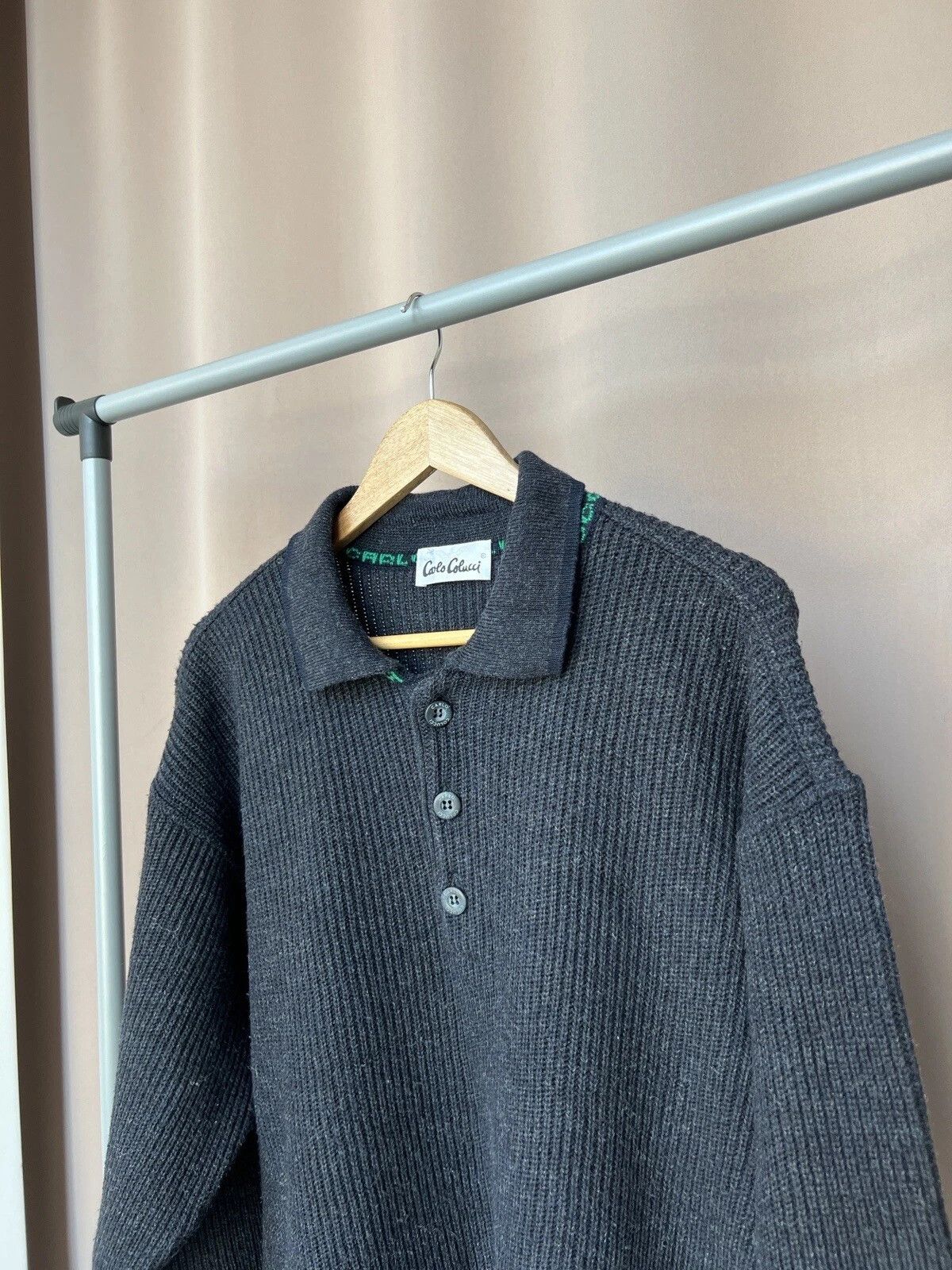 Carlo Colucci Carlo Colucci Wool Sweater Mens Size 50 or M Logo Pullover Size US M / EU 48-50 / 2 - 4 Thumbnail